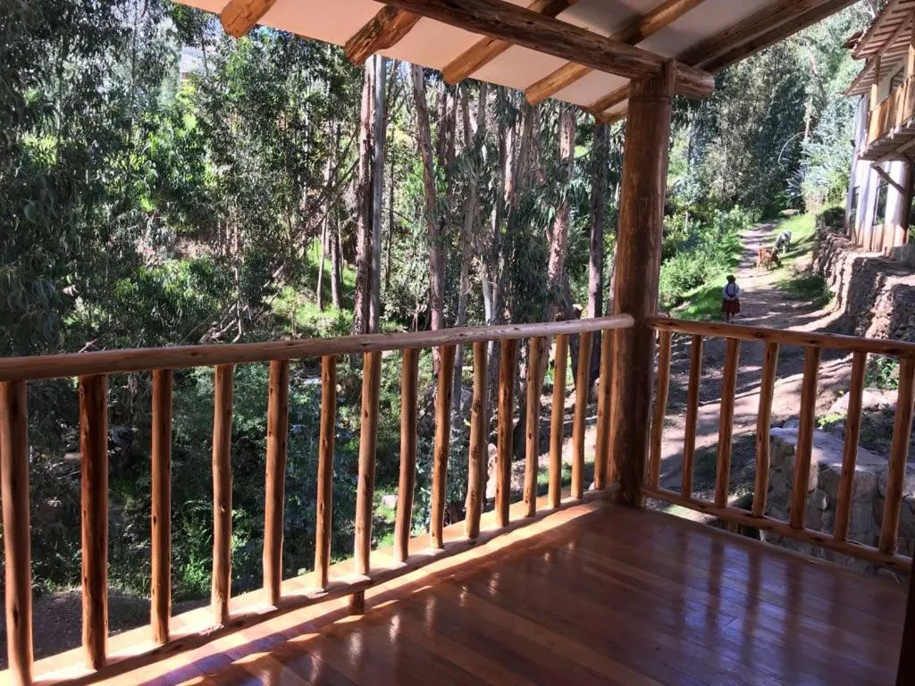 Landmark view in Bamboo Lodge Sacred Valley