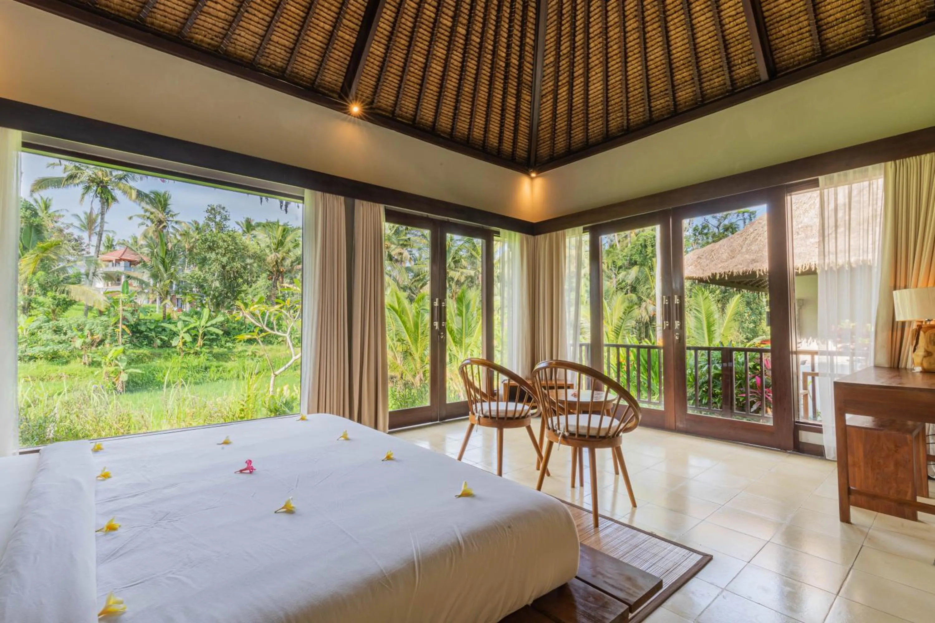 Garden view in Suara Air Luxury Villa Ubud