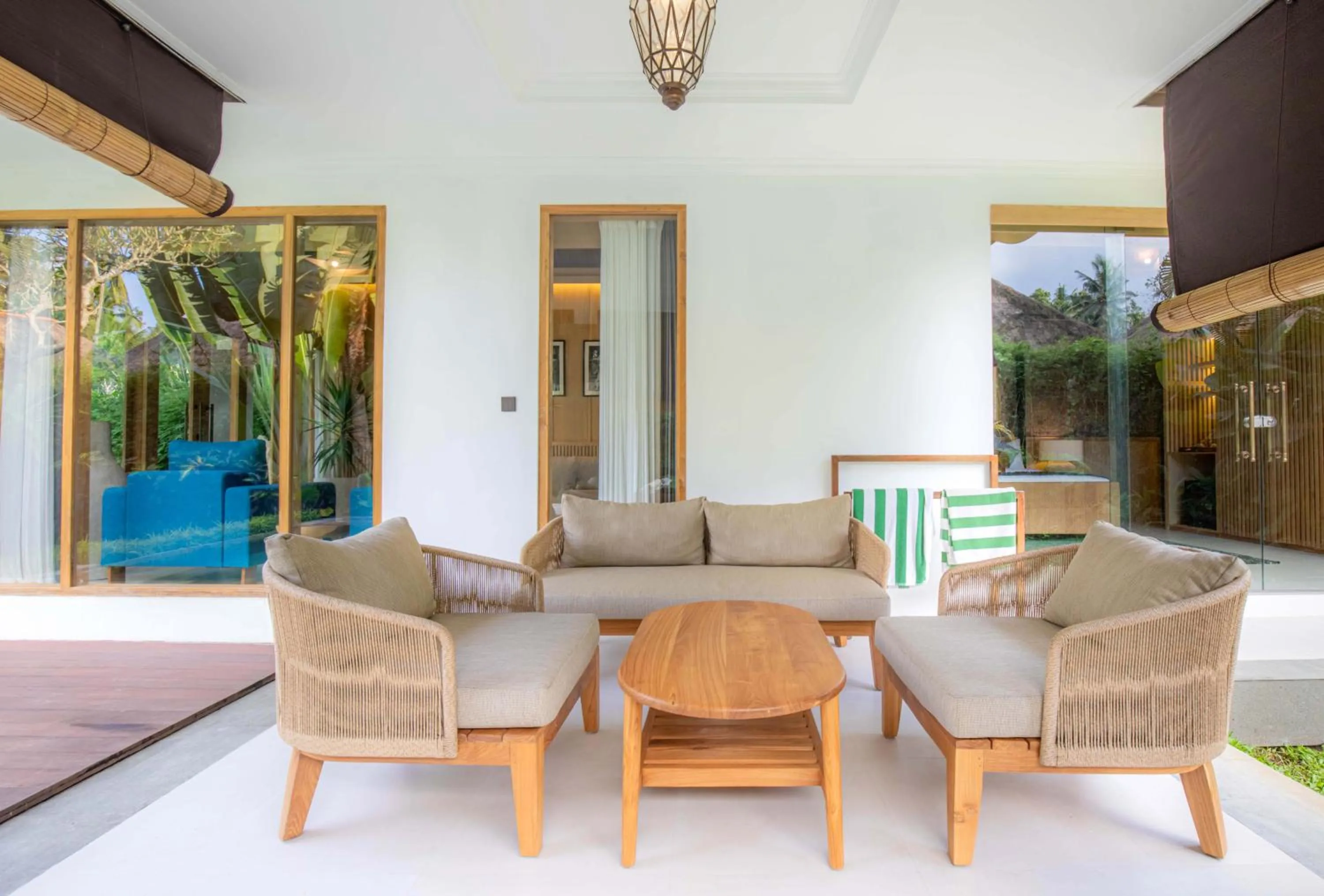 Patio in Suara Air Luxury Villa Ubud