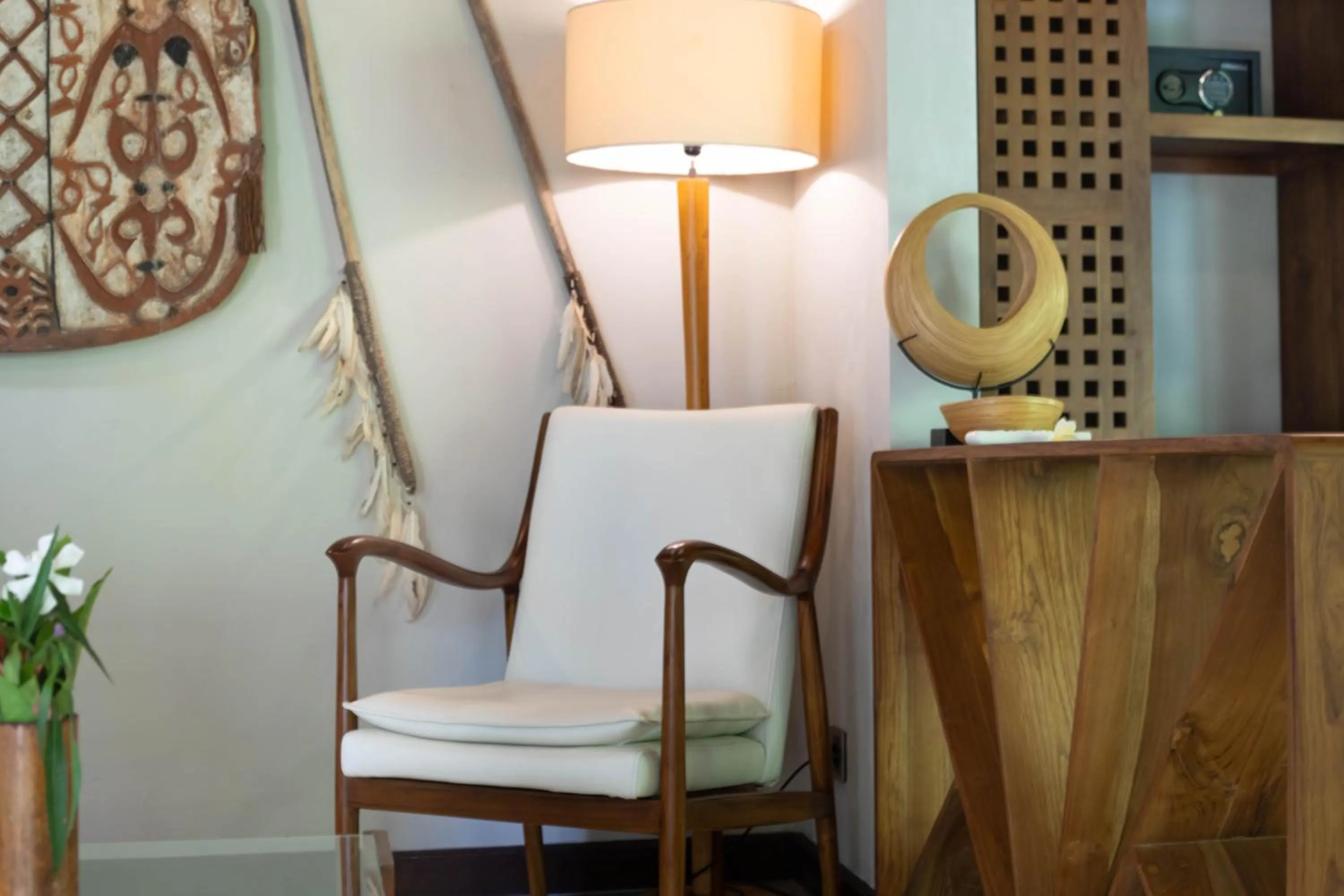 Living room in Suara Air Luxury Villa Ubud