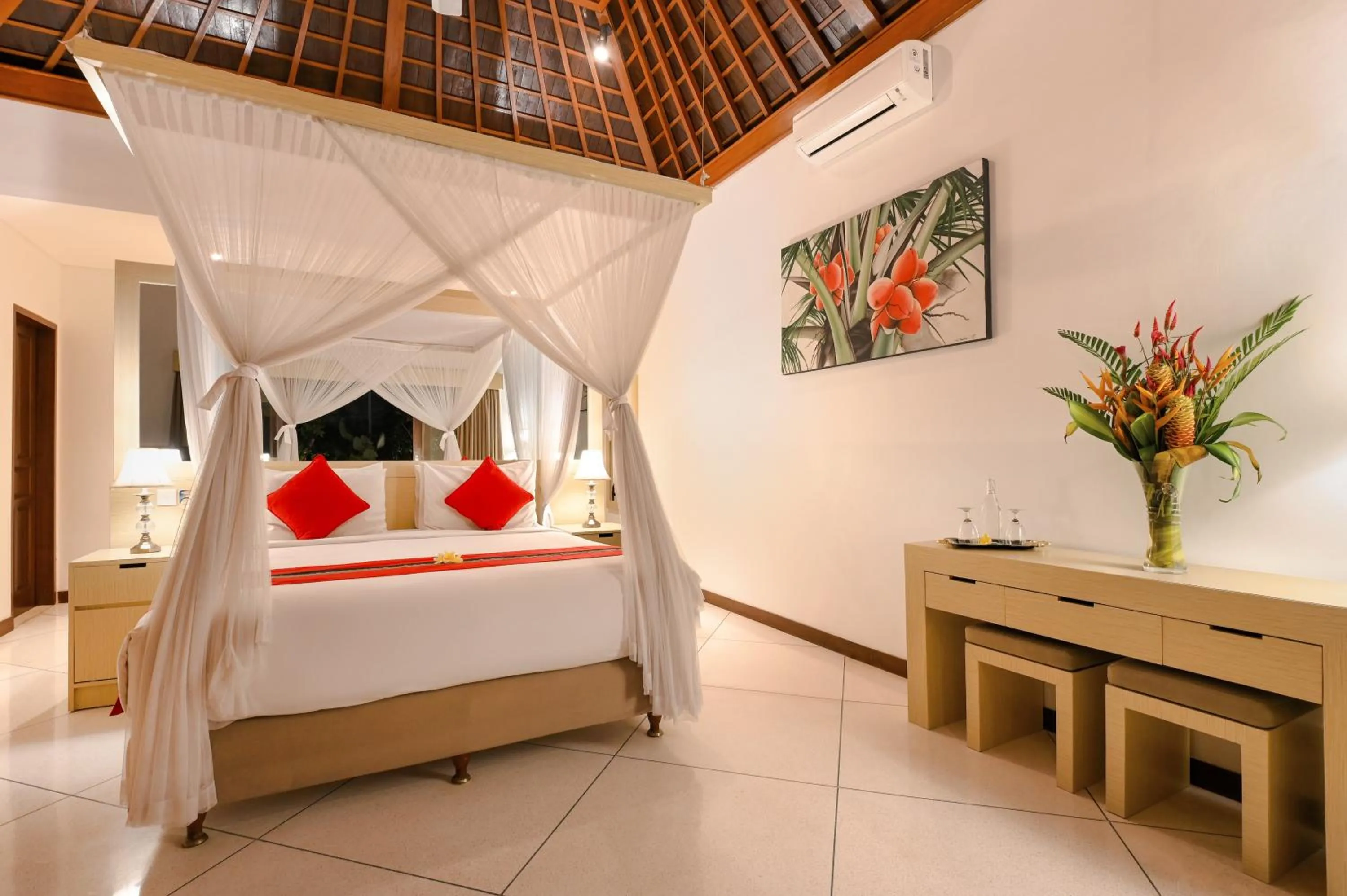 Bedroom, Bed in Villa Zanissa