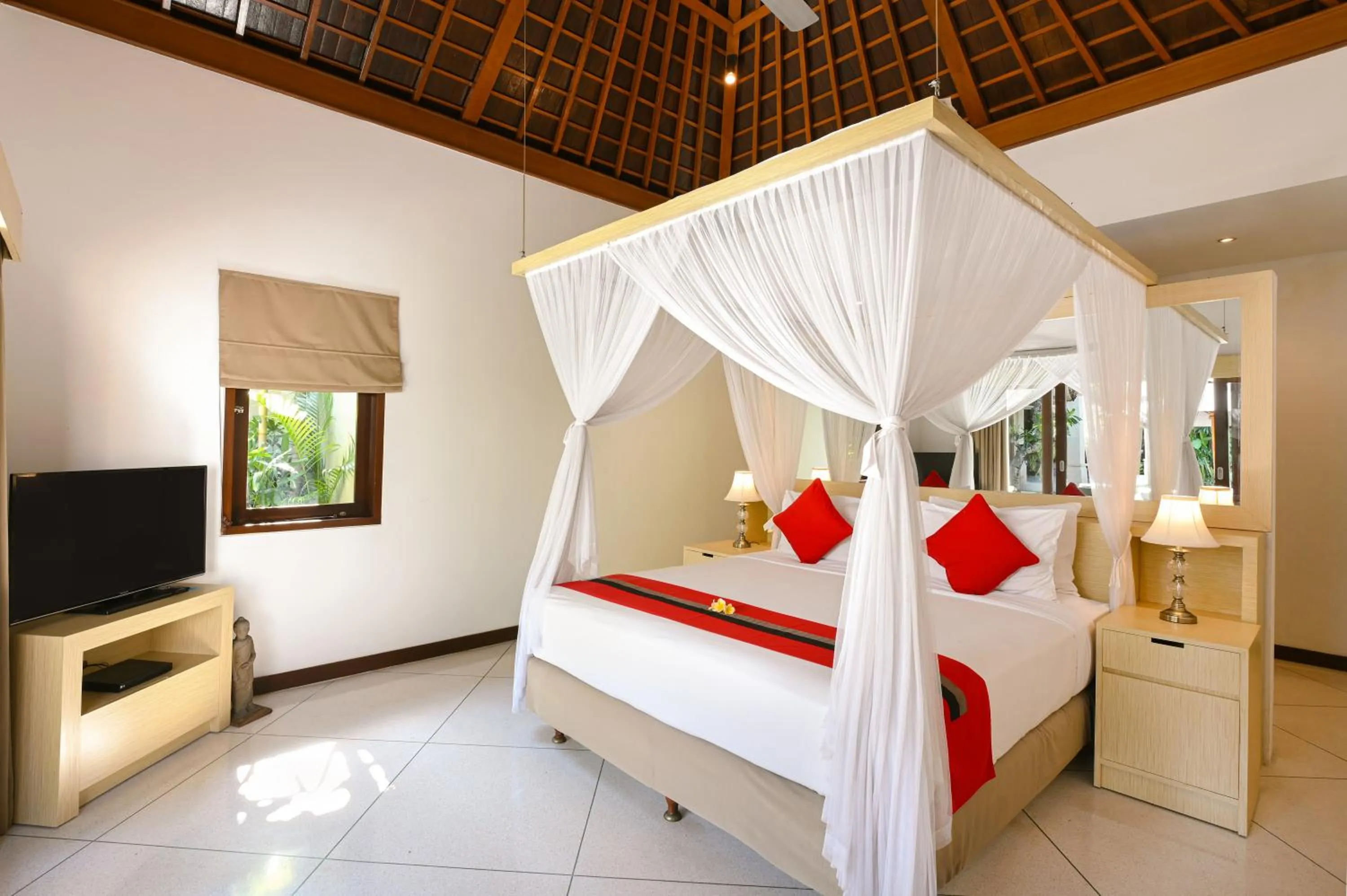 Bedroom, Bed in Villa Zanissa