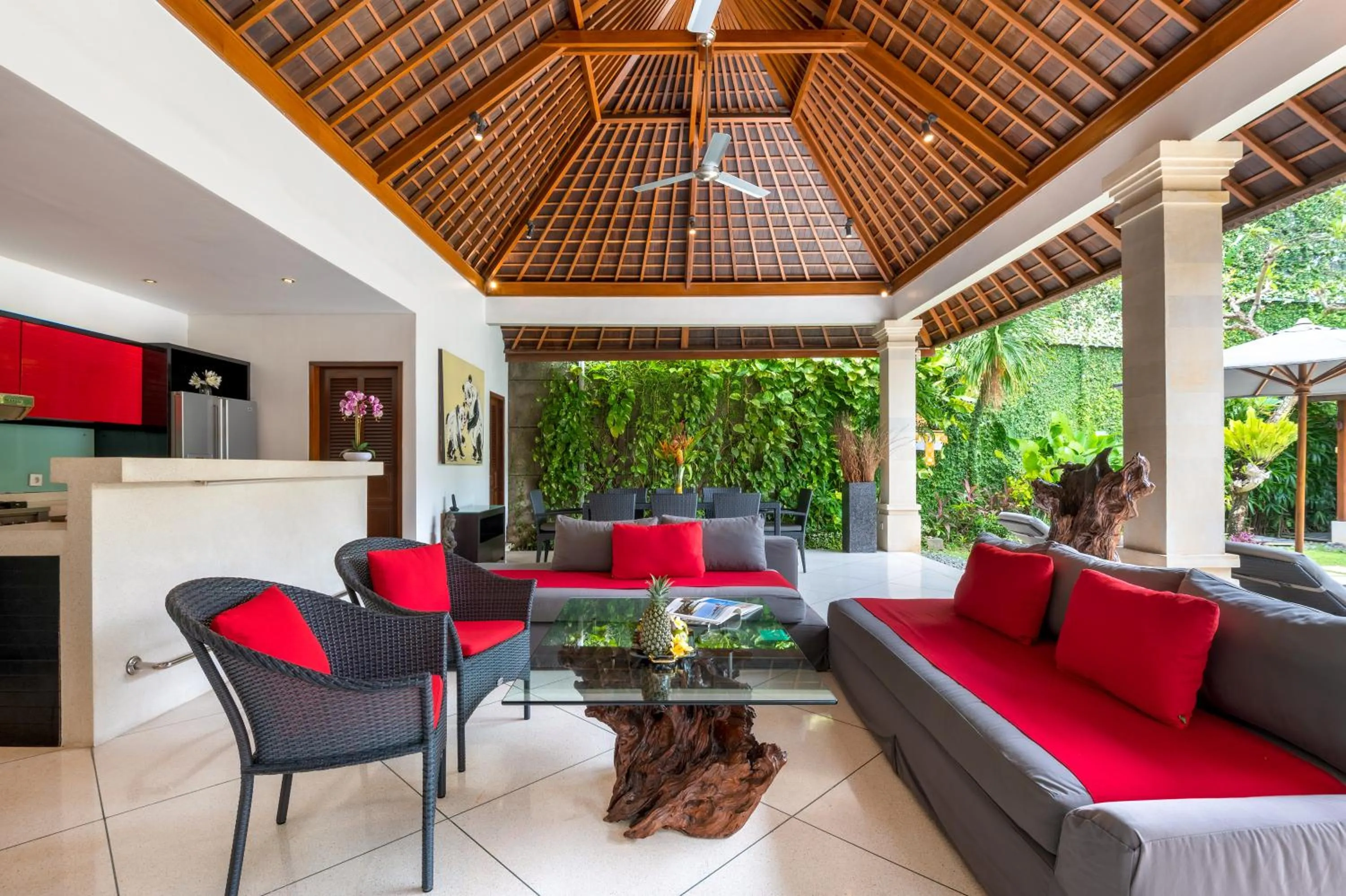 Living room in Villa Zanissa