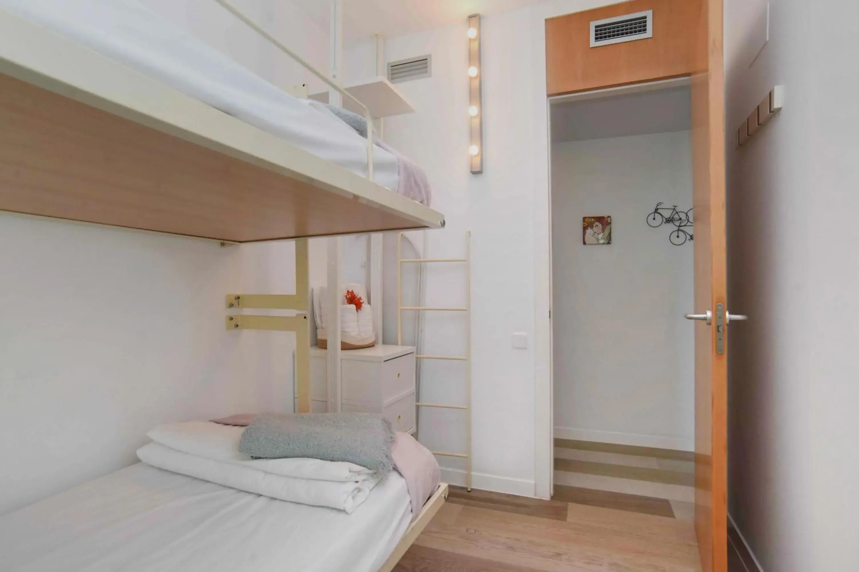 Bed in Terrassa de Mar Apartment Bed in Terrassa de Mar Apartment