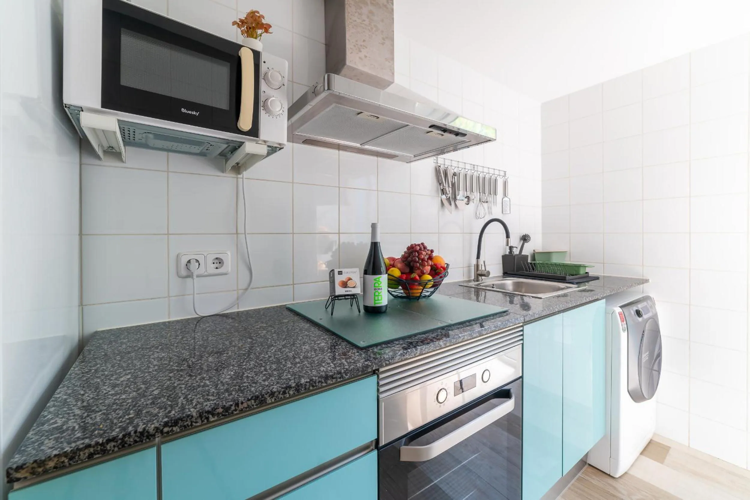 Kitchen or kitchenette in Terrassa de Mar Apartment