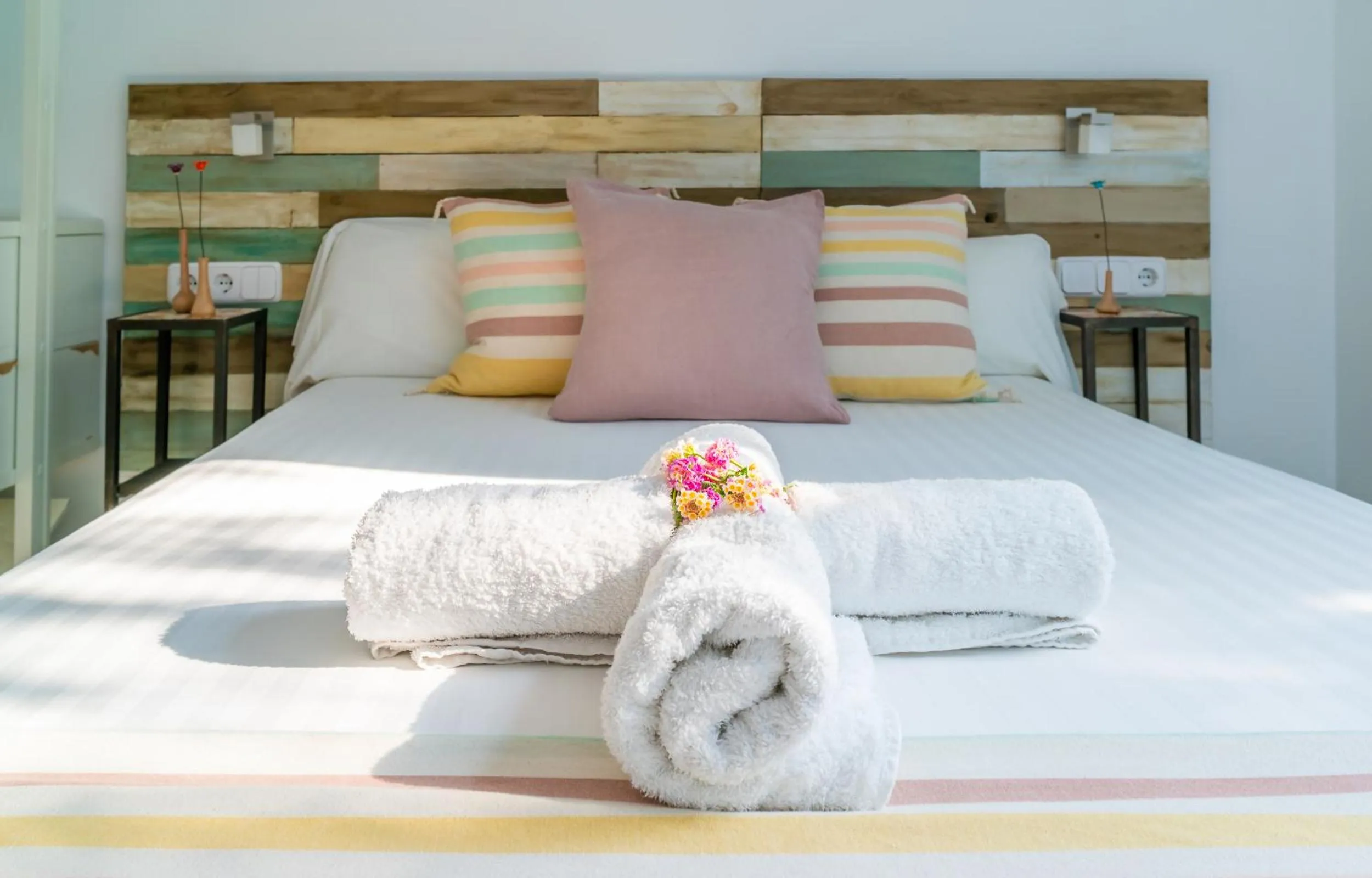 Bedroom, Bed in Terrassa de Mar Apartment