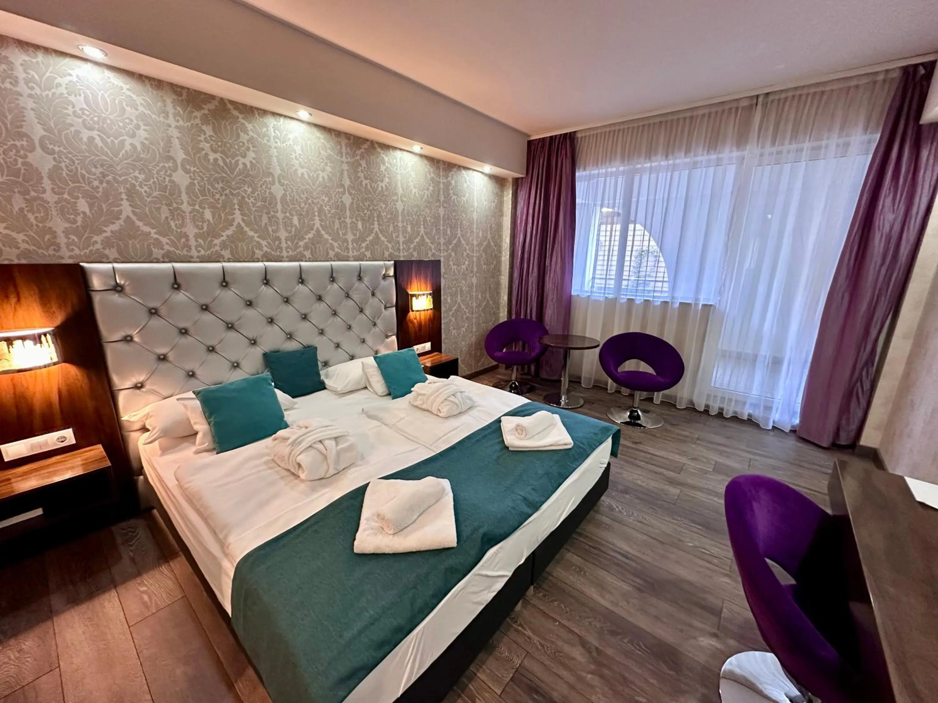 Bed in Bástya Konferencia és Wellness Hotel