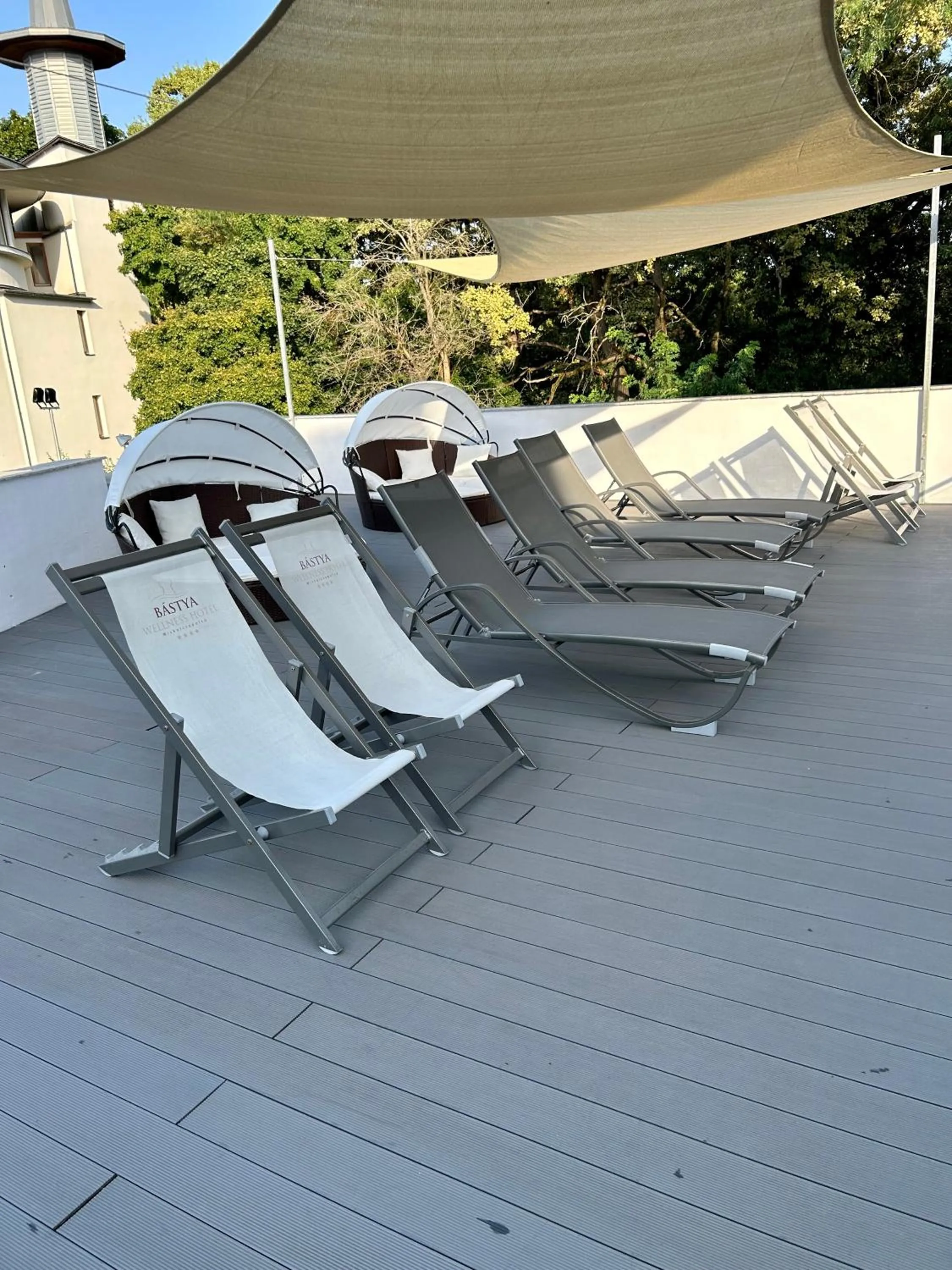 Balcony/Terrace in Bástya Konferencia és Wellness Hotel