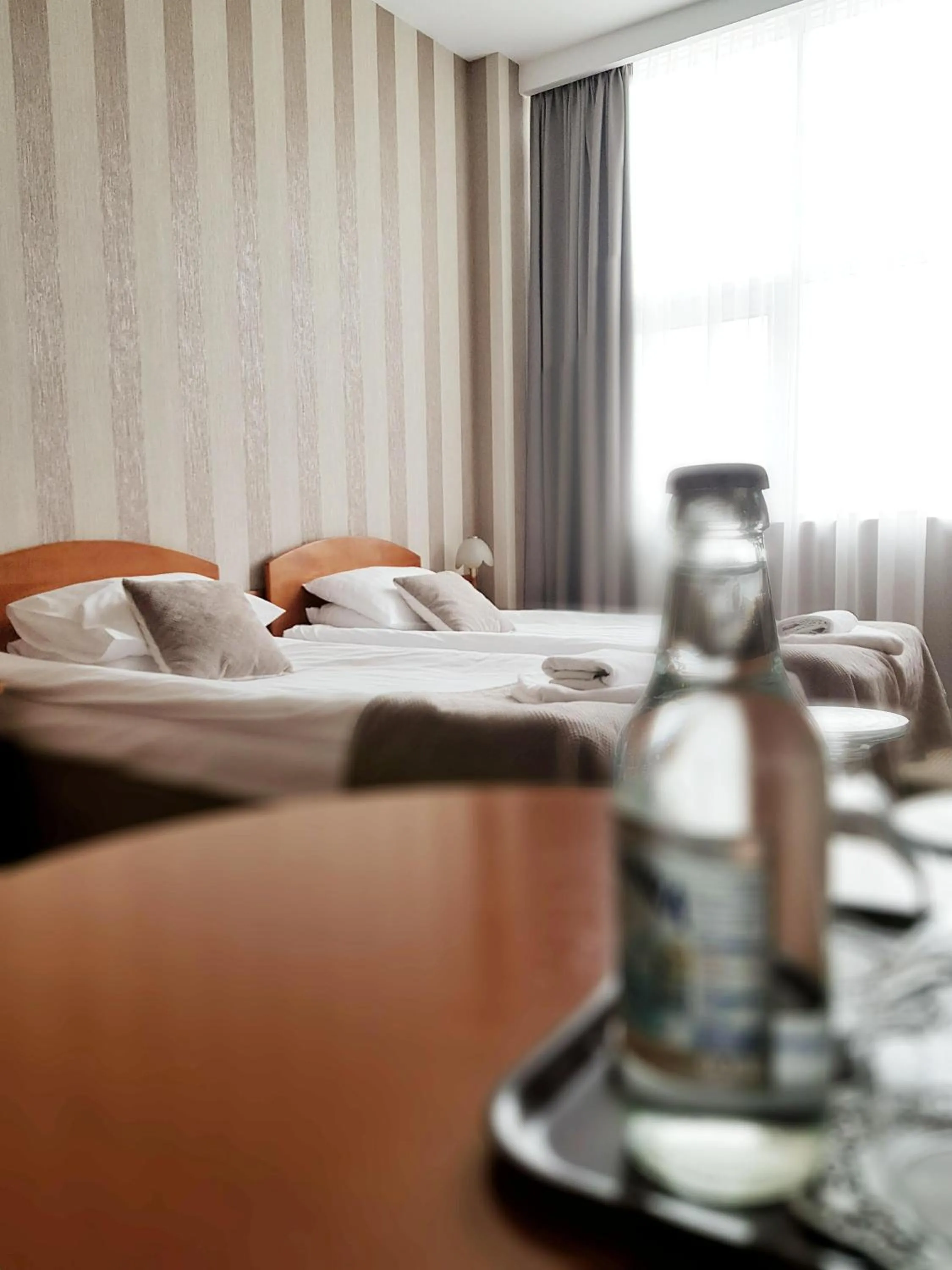 Bed in Hotel Polonez