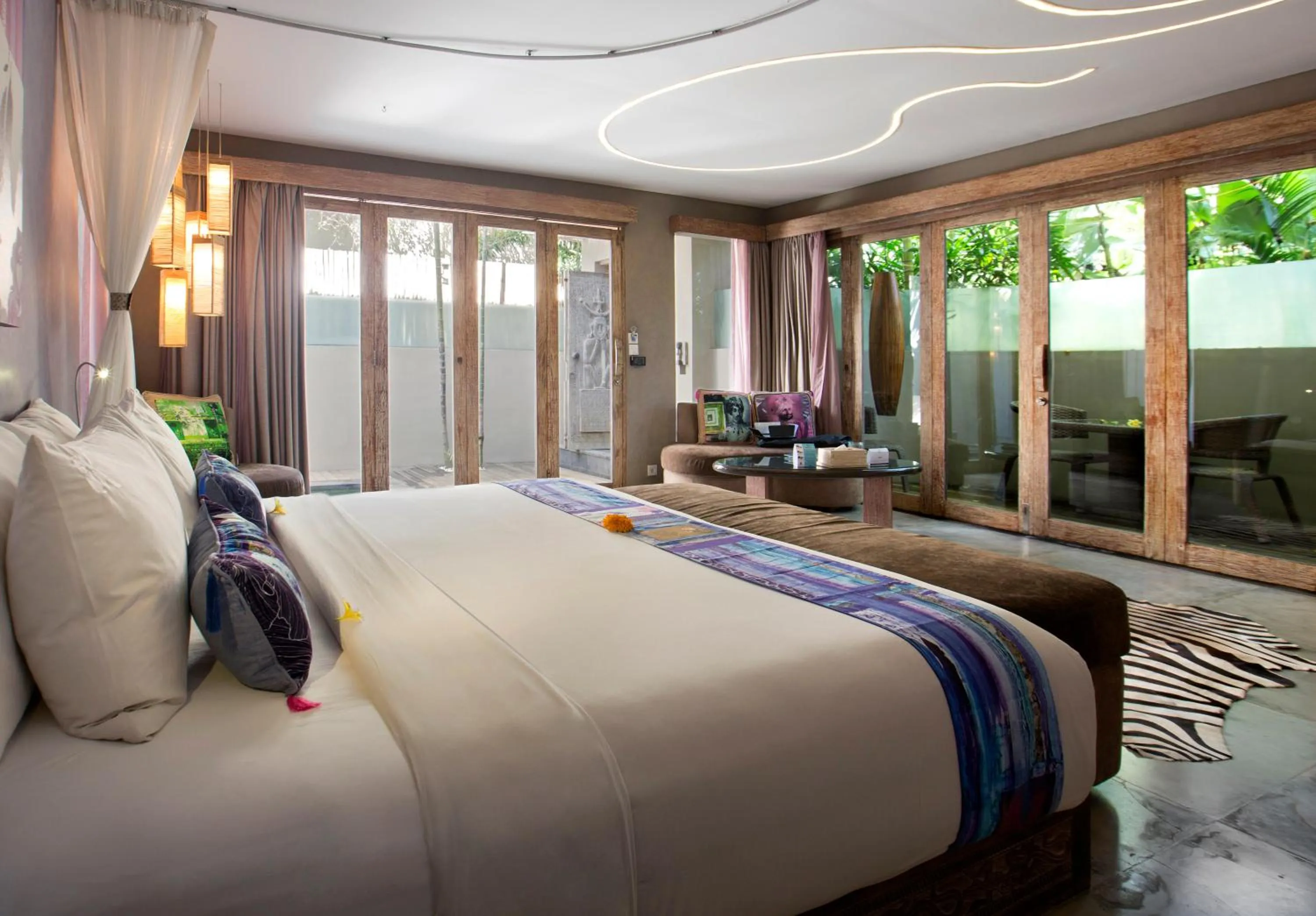 Bed in Blue Karma Dijiwa Seminyak