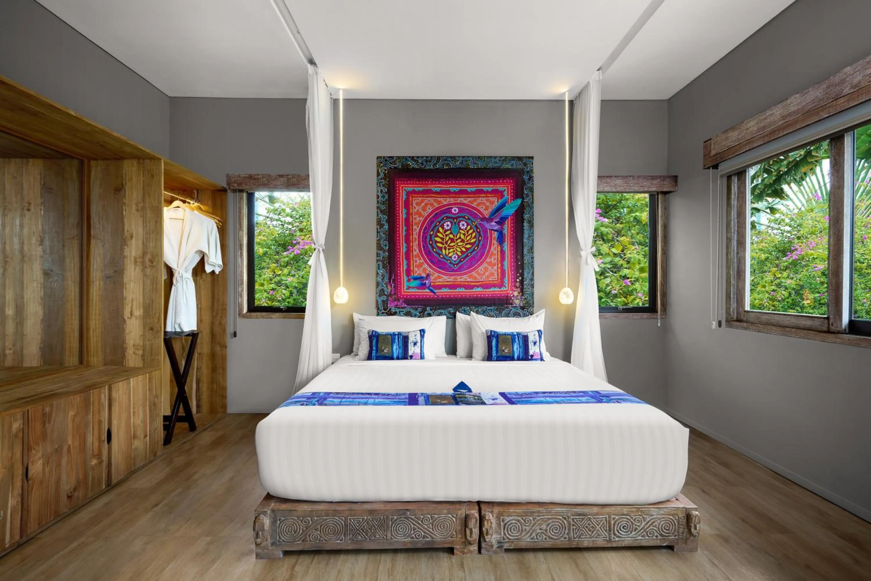 Bedroom, Bed in Blue Karma Dijiwa Seminyak