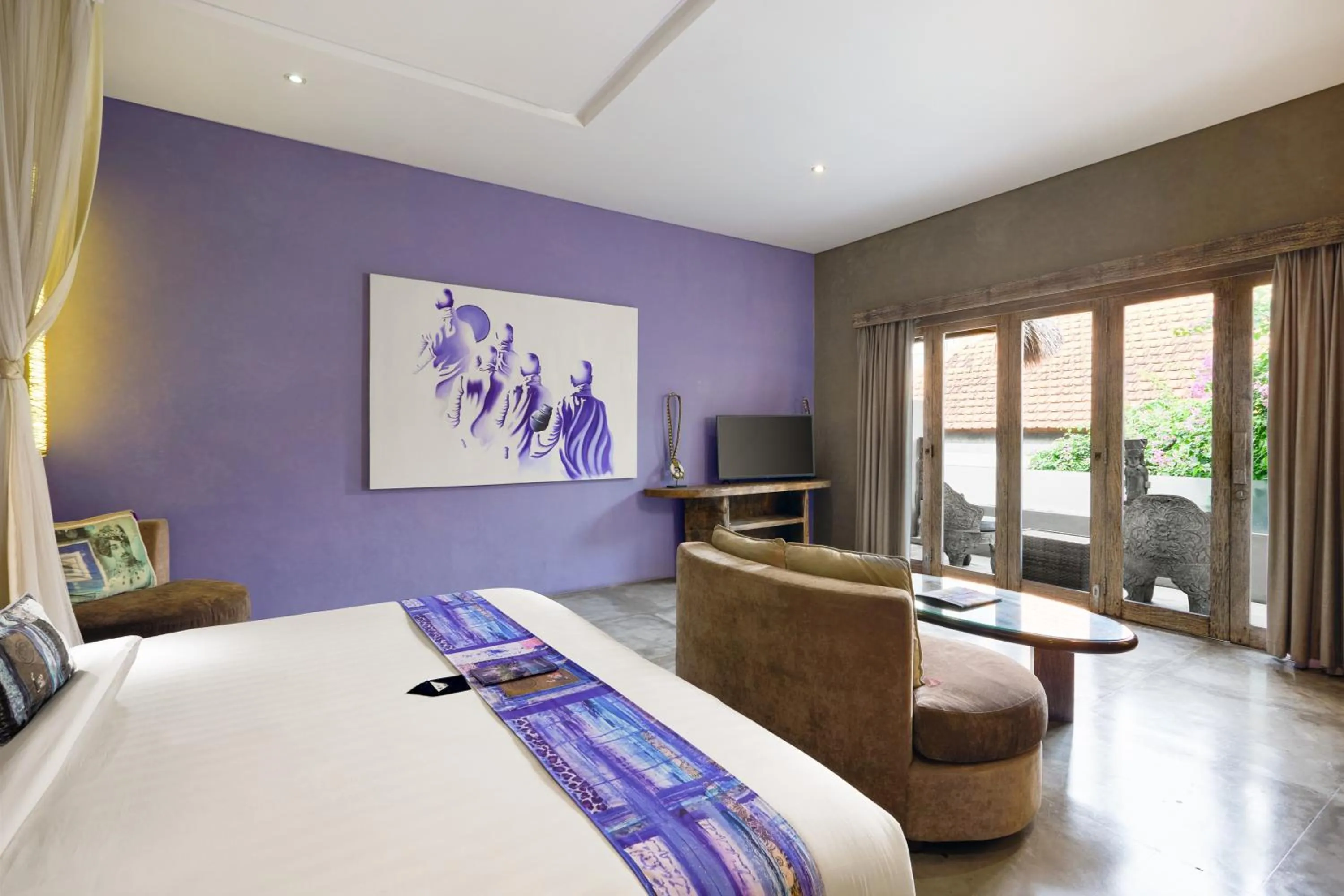 Bedroom, Bed in Blue Karma Dijiwa Seminyak