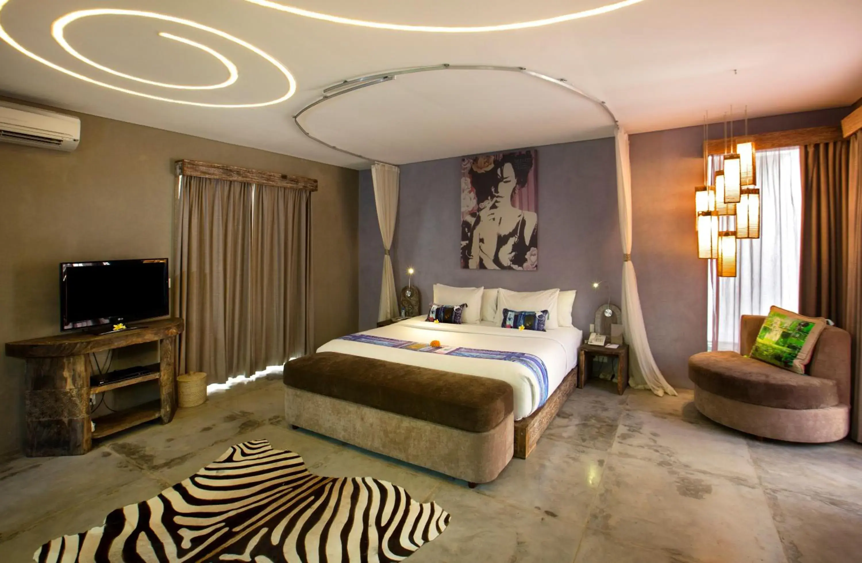 TV and multimedia, Bed in Blue Karma Dijiwa Seminyak TV and multimedia, Bed in Blue Karma Dijiwa Seminyak