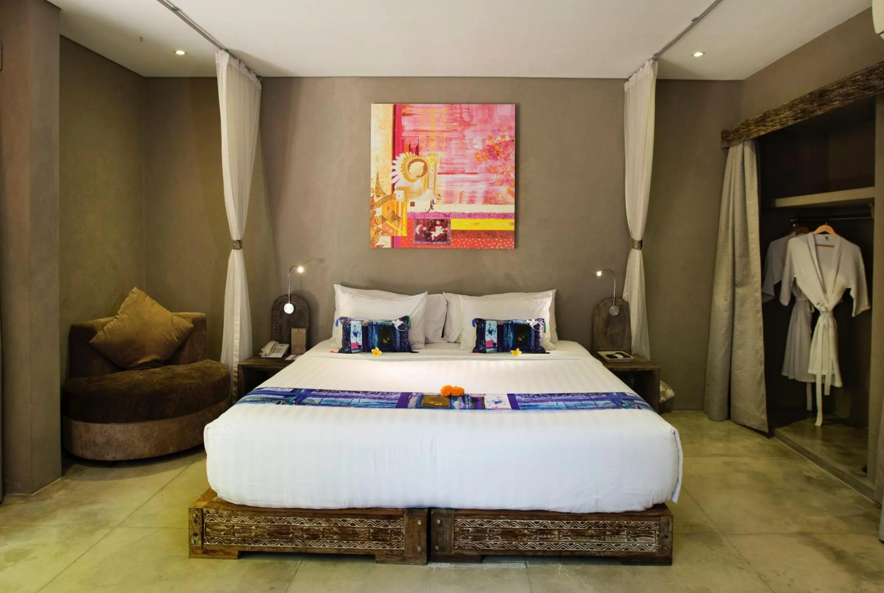Bed in Blue Karma Dijiwa Seminyak