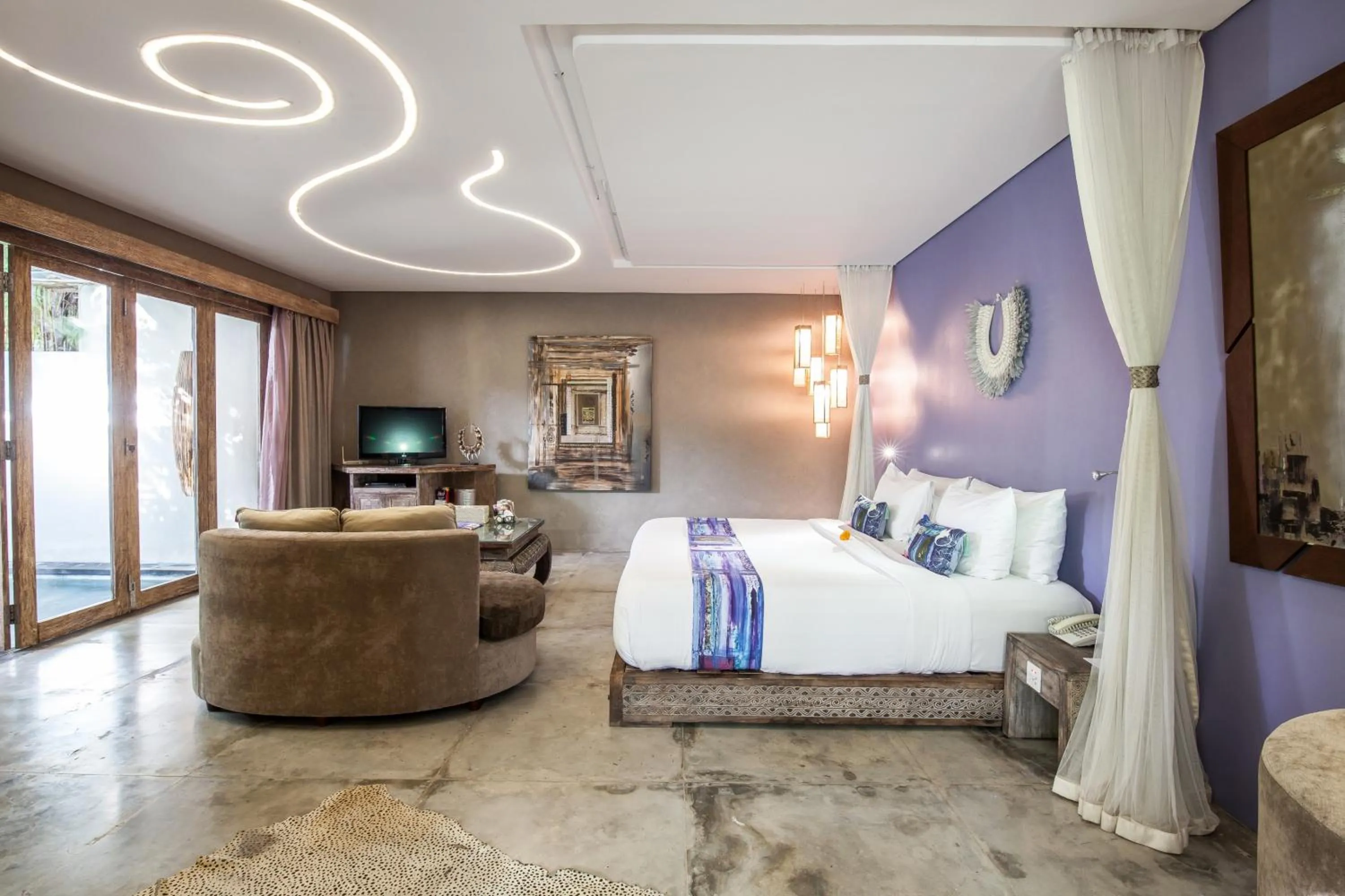 Bed in Blue Karma Dijiwa Seminyak