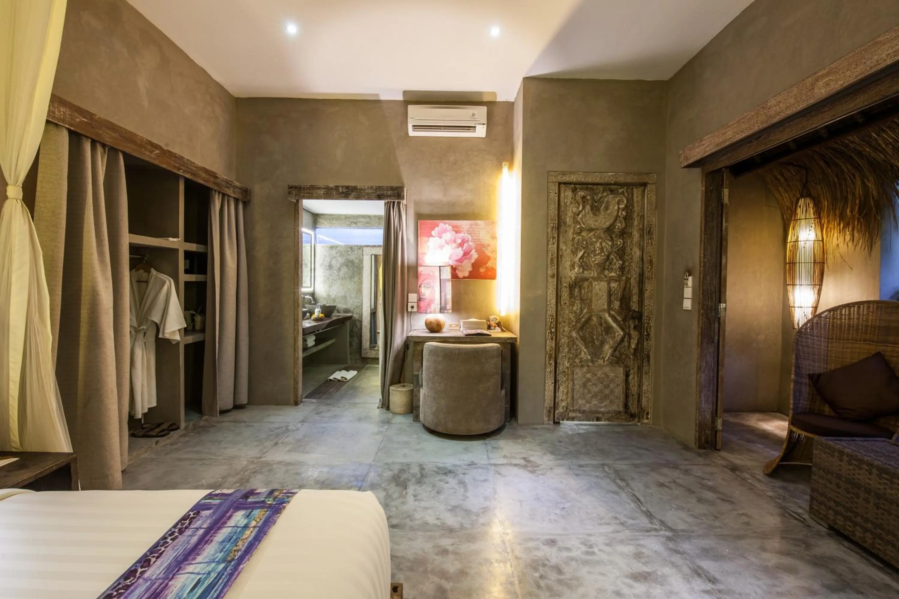 Seating area, Bed in Blue Karma Dijiwa Seminyak