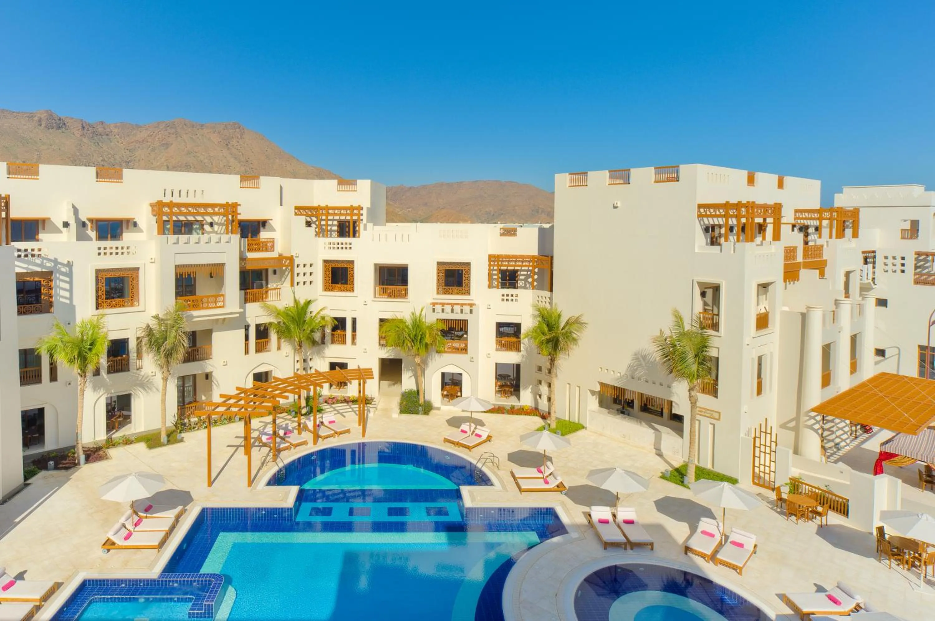 Pool view in Sifawy Boutique Hotel