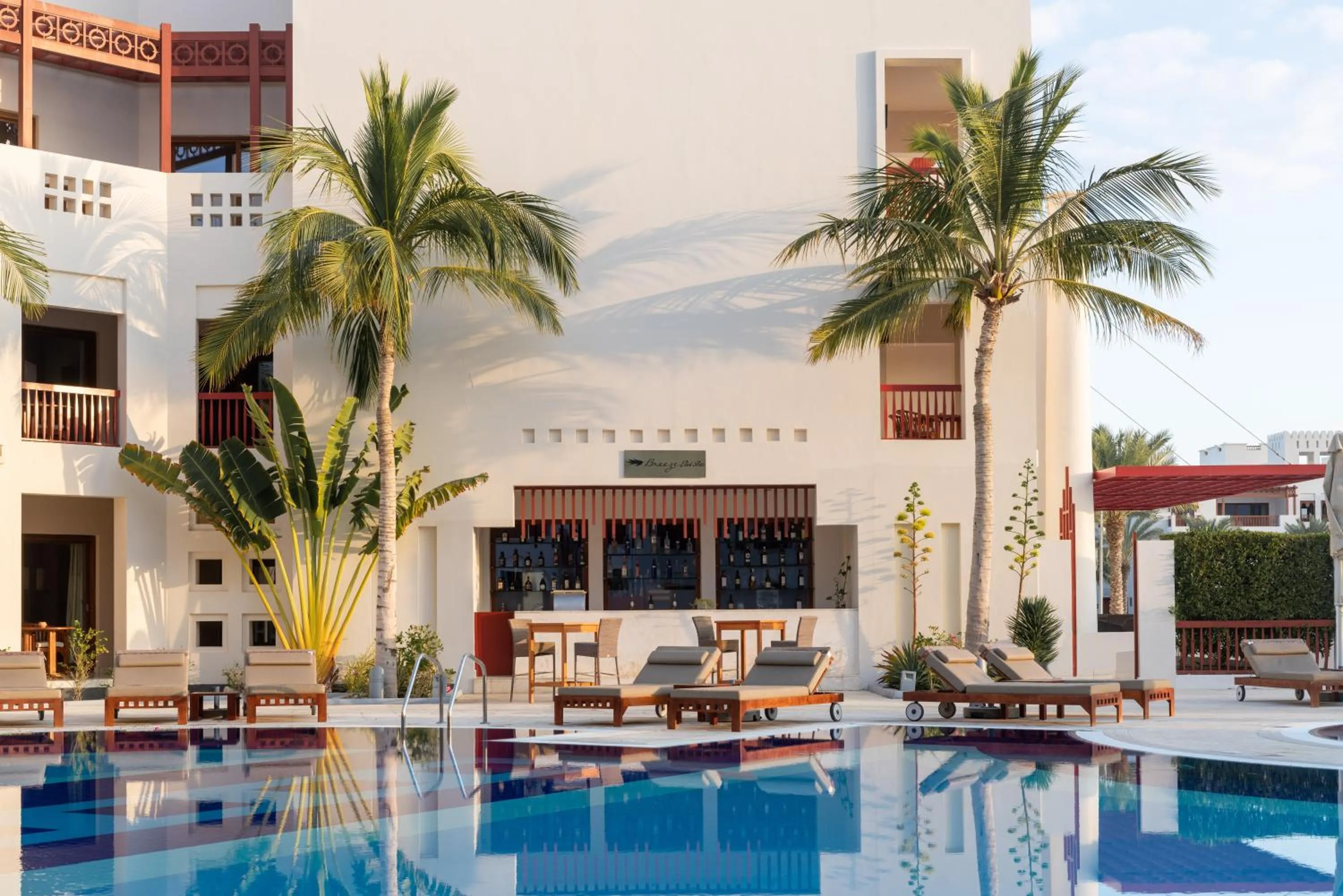 Pool view in Sifawy Boutique Hotel