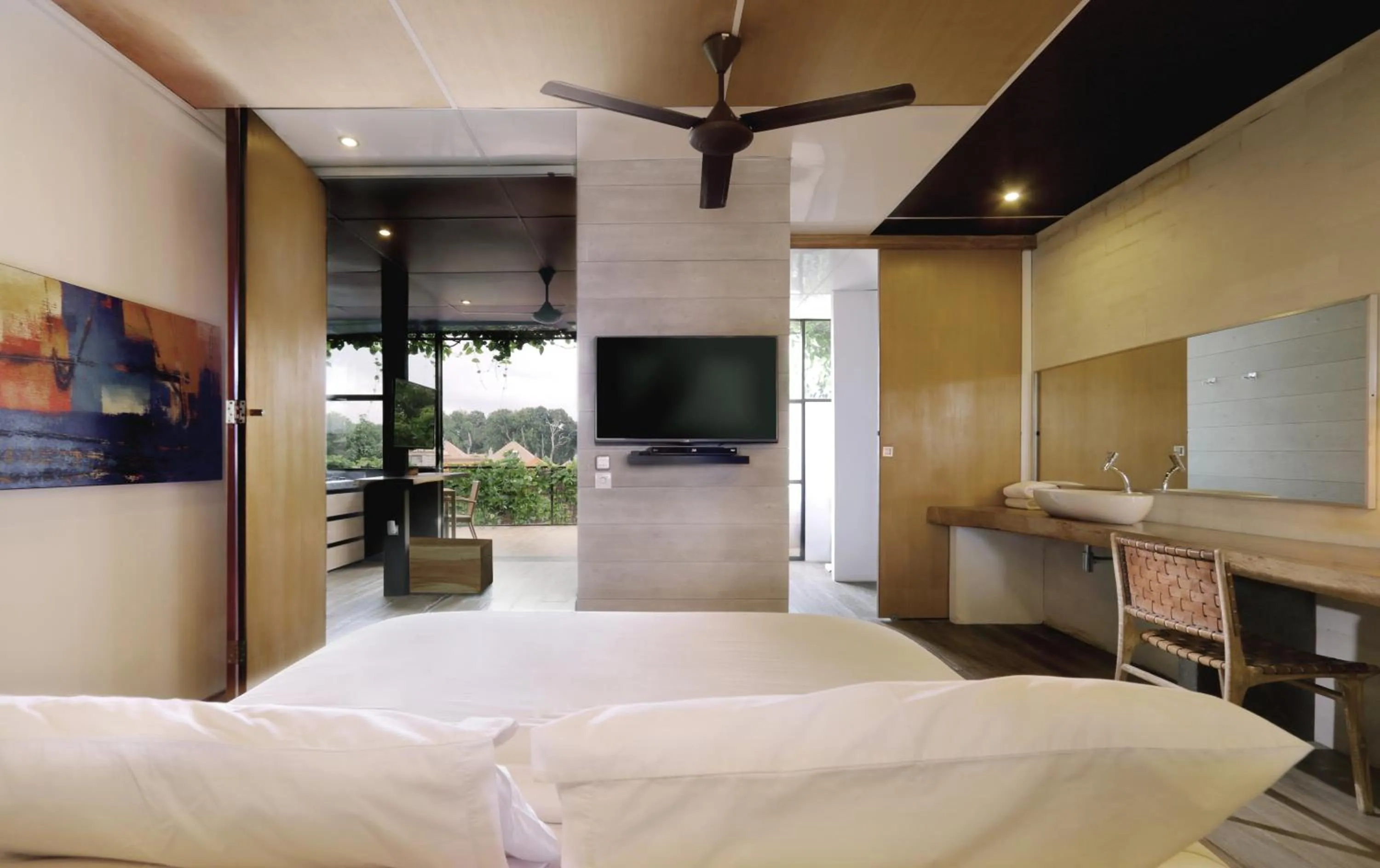 Bed in Clio Apartment