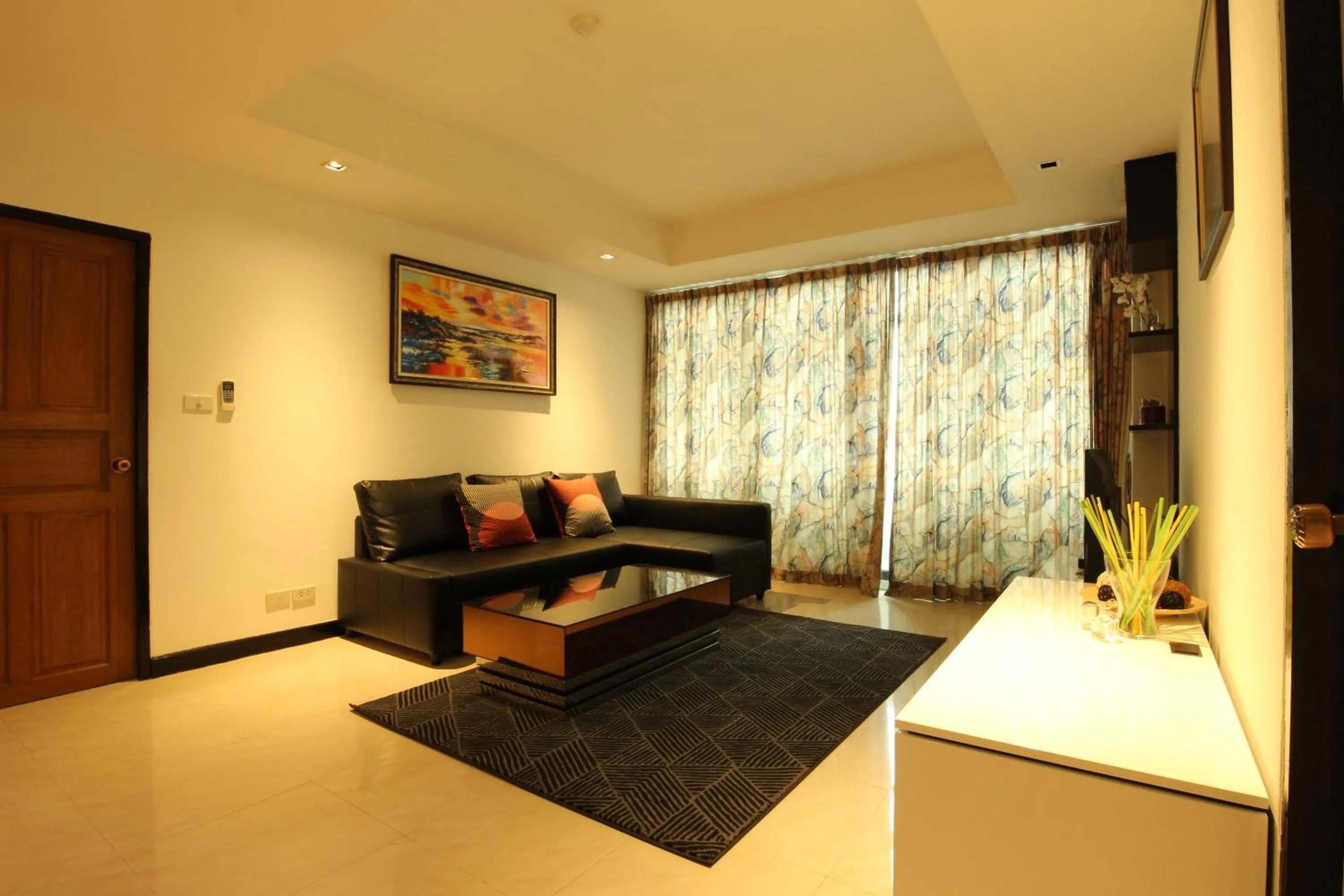 Living room in Serena Sathorn Suites