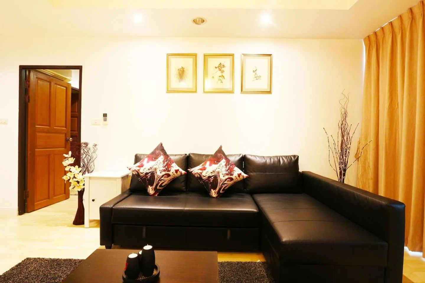 Living room in Serena Sathorn Suites