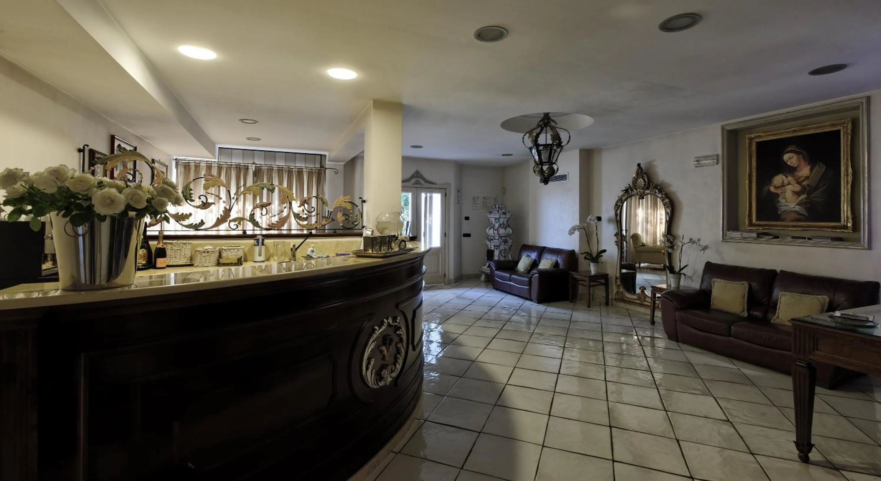 Lobby or reception in Villa Poseidon -Boutique Hotel-