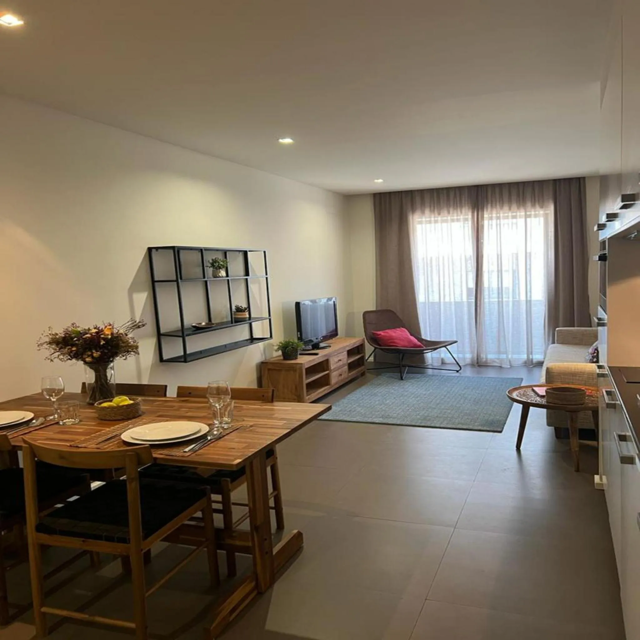 Living room, Bed in bnapartments Palacio