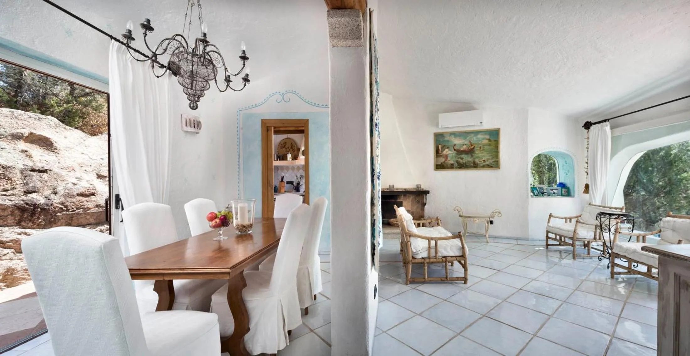 Dining area in Le Case Di Capriccioli