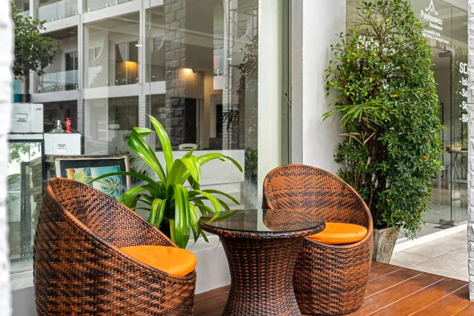 Facade/entrance in Chaweng Terrace Facade/entrance in Chaweng Terrace