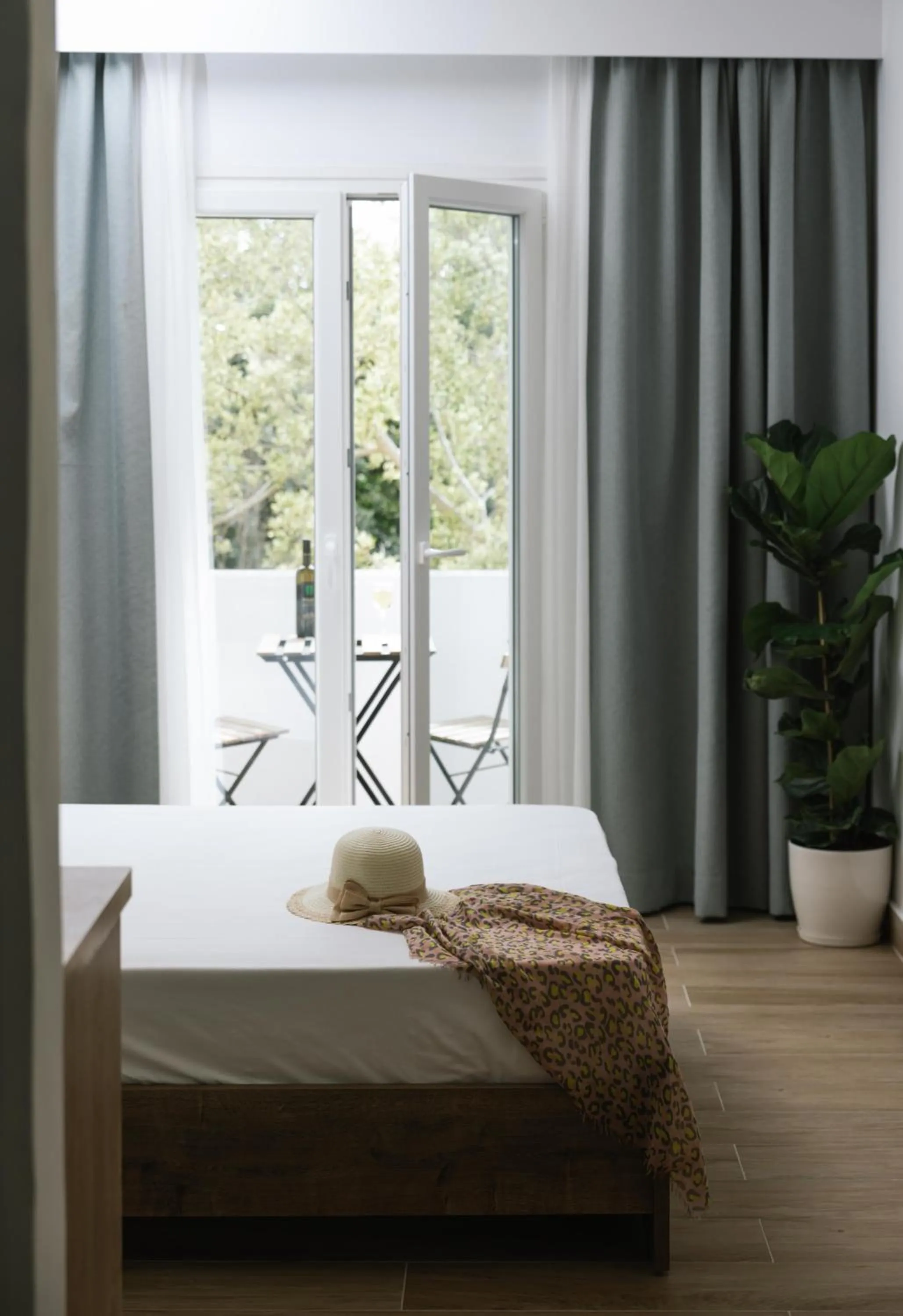 Bed in Ermis Luxury Suites & Apartments