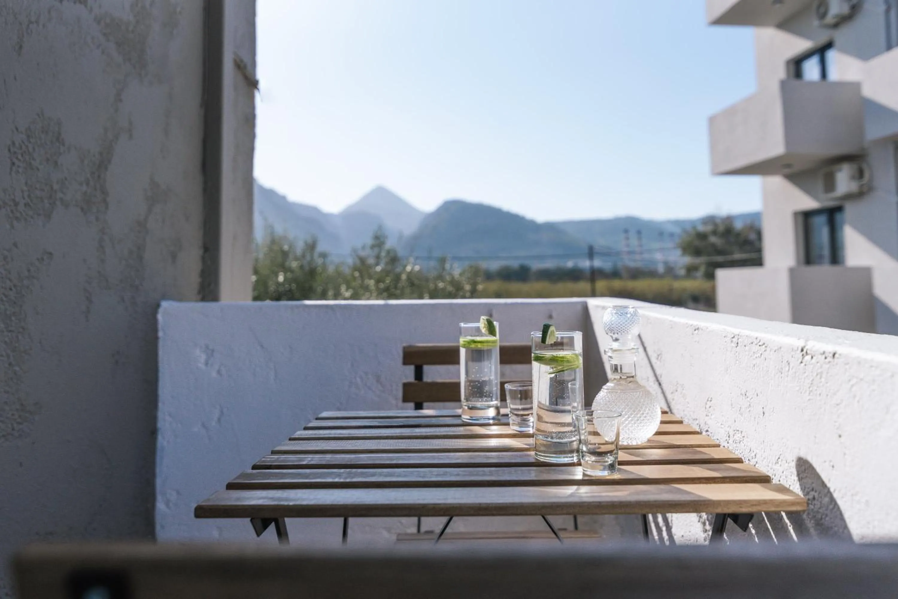 Balcony/Terrace in Ermis Luxury Suites & Apartments