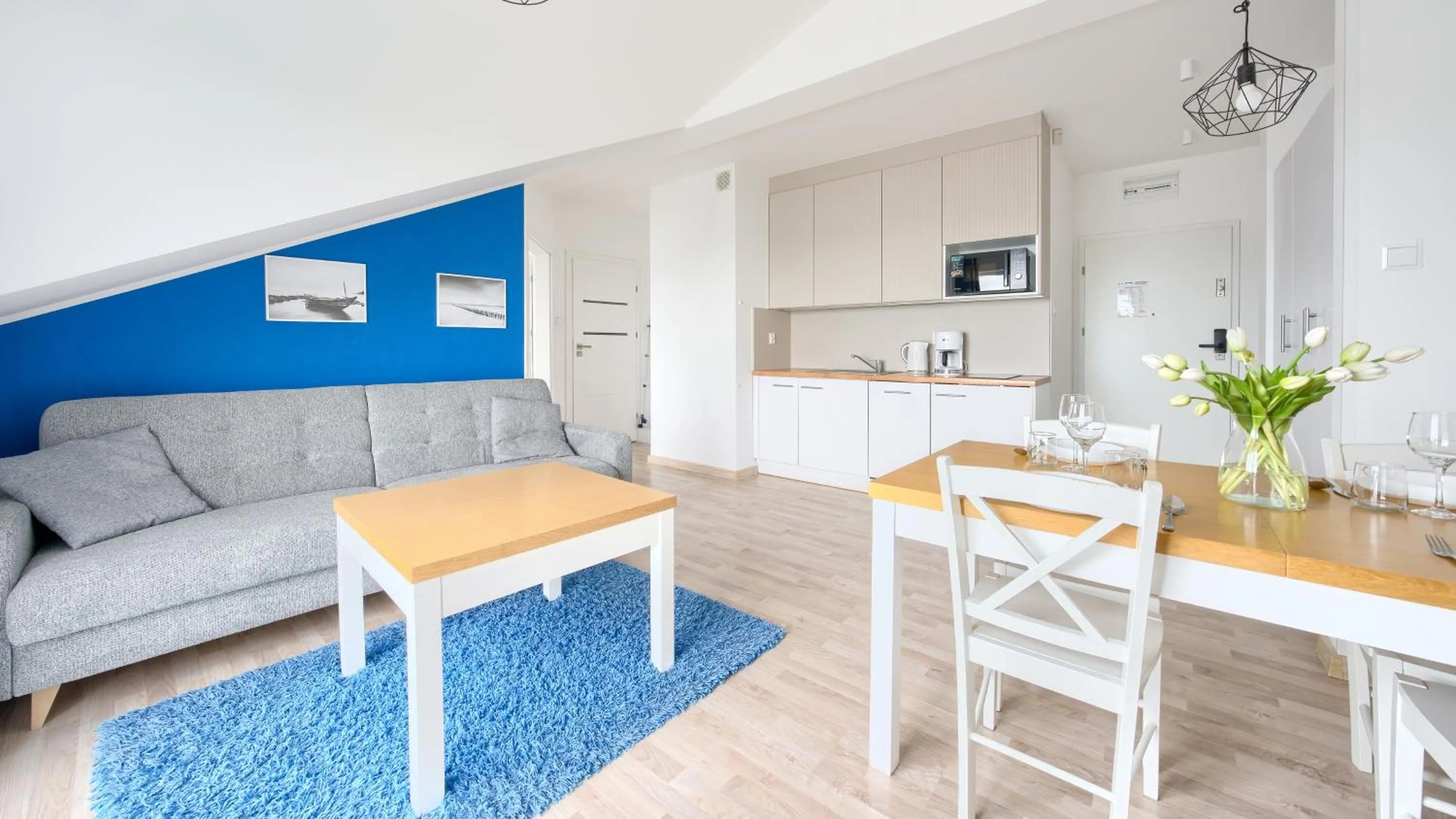 Kitchen or kitchenette in Seaside Grzybowo, Sun & Snow