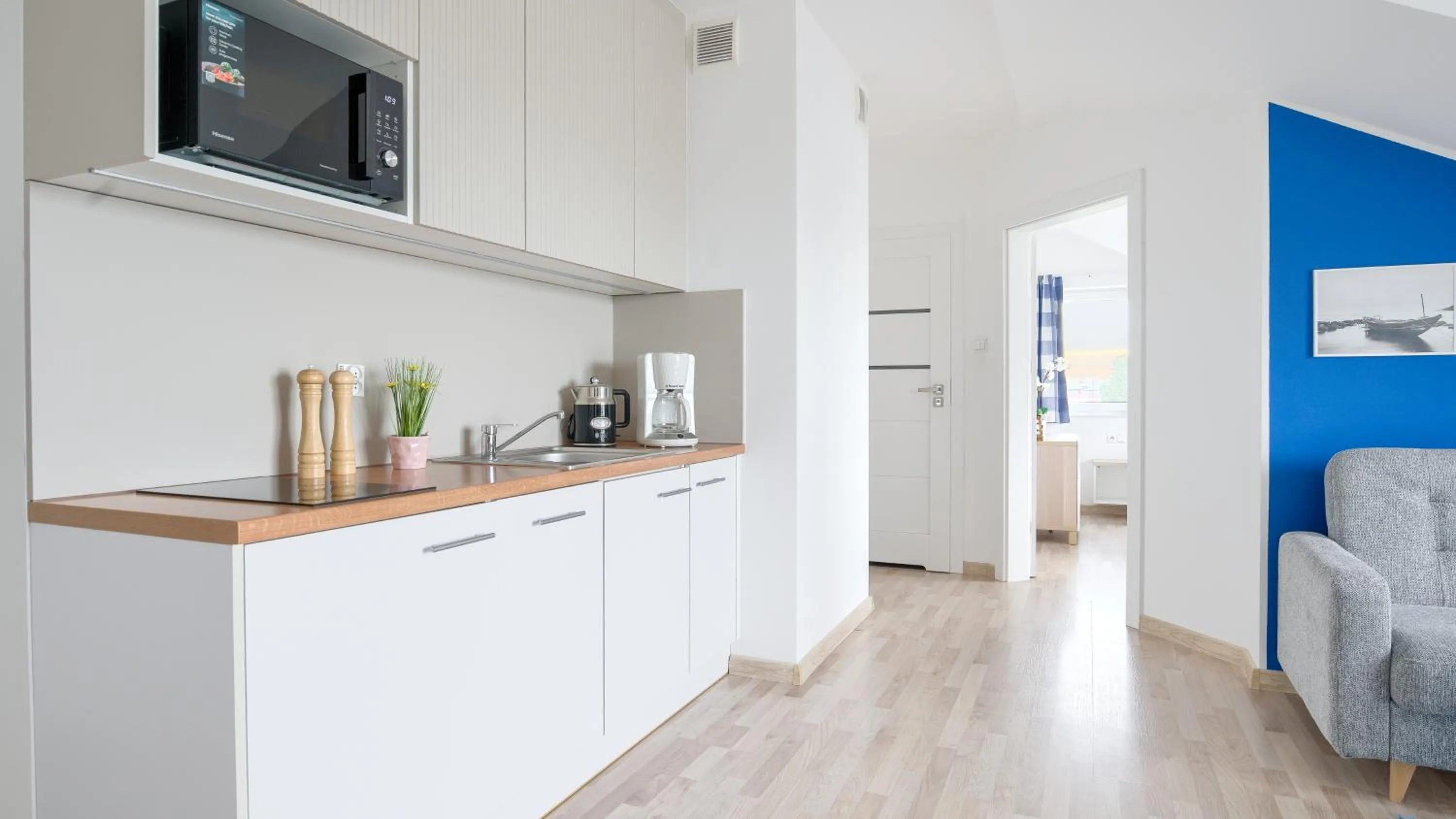 Kitchen or kitchenette in Seaside Grzybowo, Sun & Snow