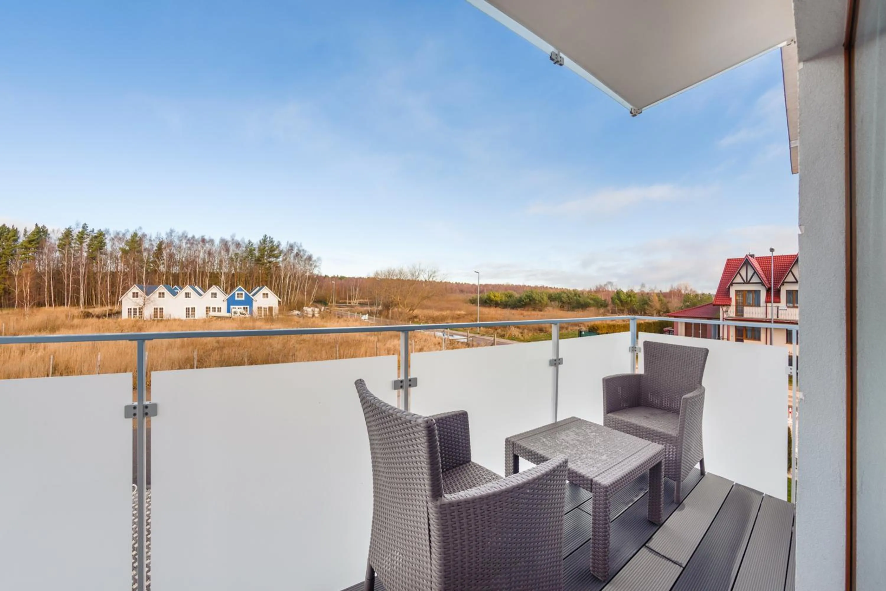 Balcony/Terrace in Seaside Grzybowo, Sun & Snow