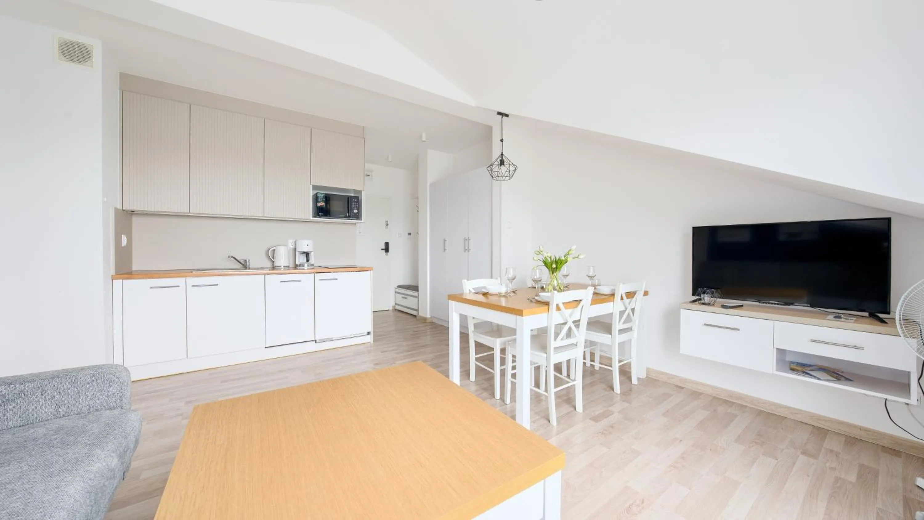Kitchen or kitchenette in Seaside Grzybowo, Sun & Snow