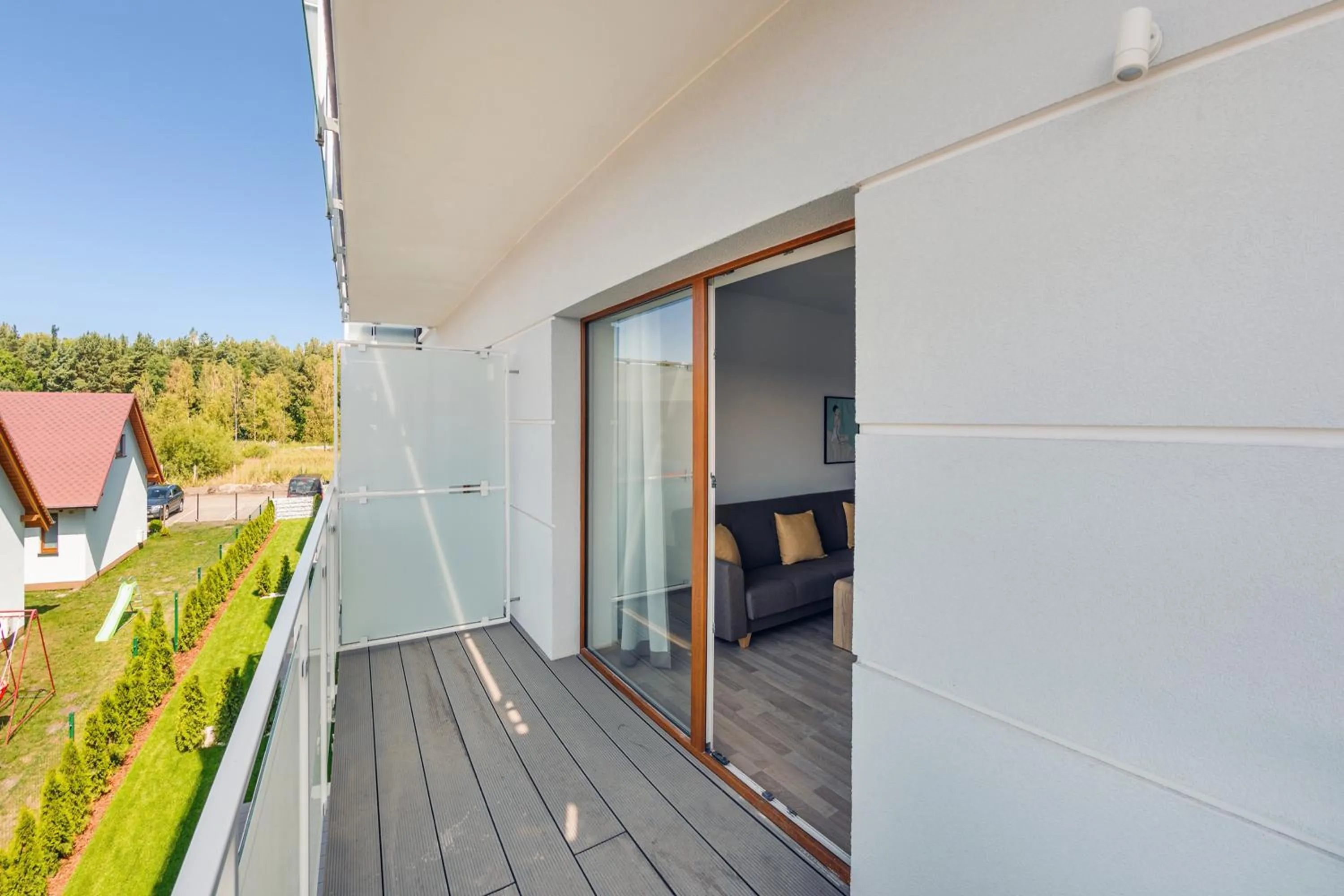 Balcony/Terrace in Seaside Grzybowo, Sun & Snow