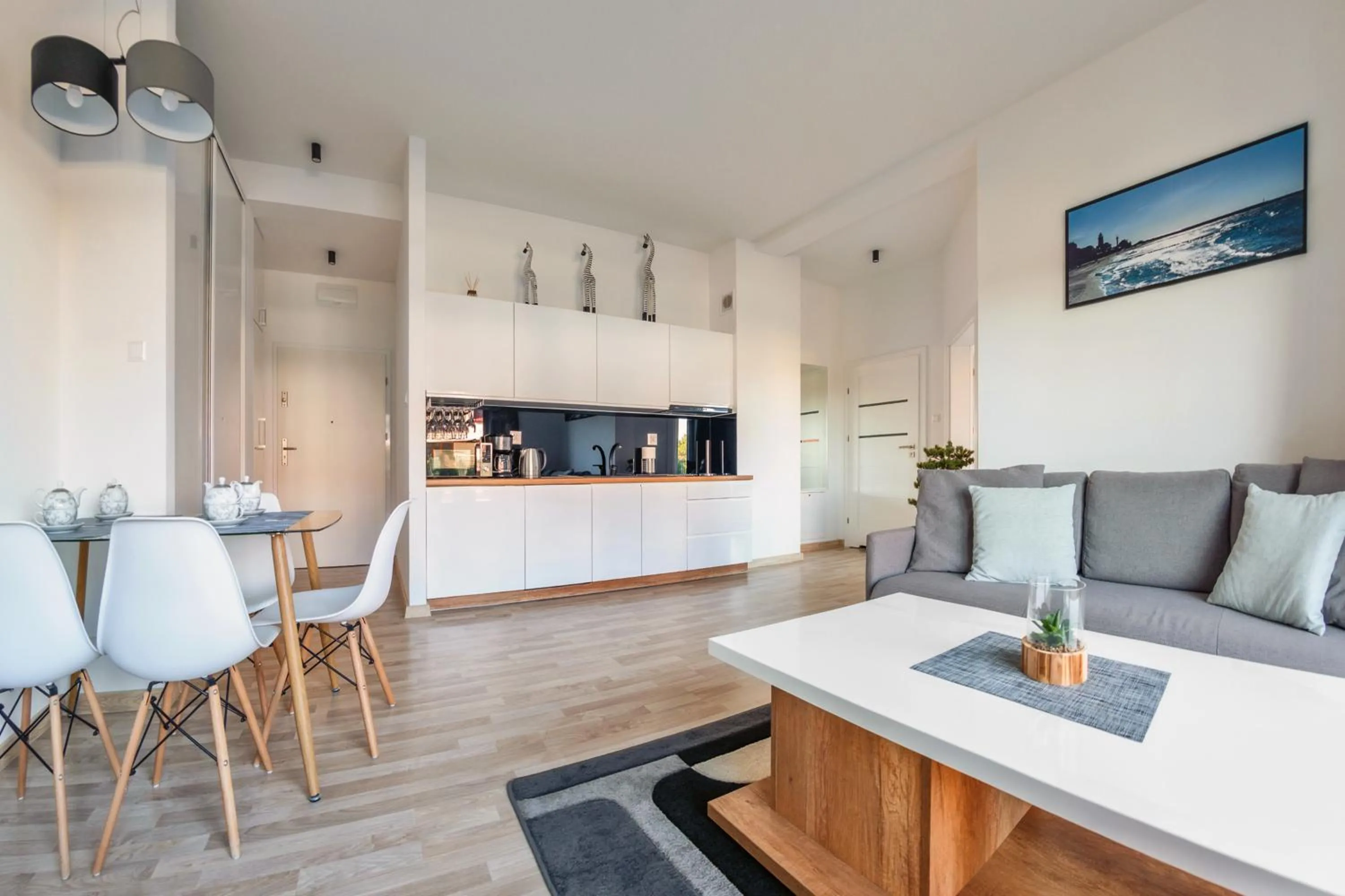 Kitchen or kitchenette in Seaside Grzybowo, Sun & Snow