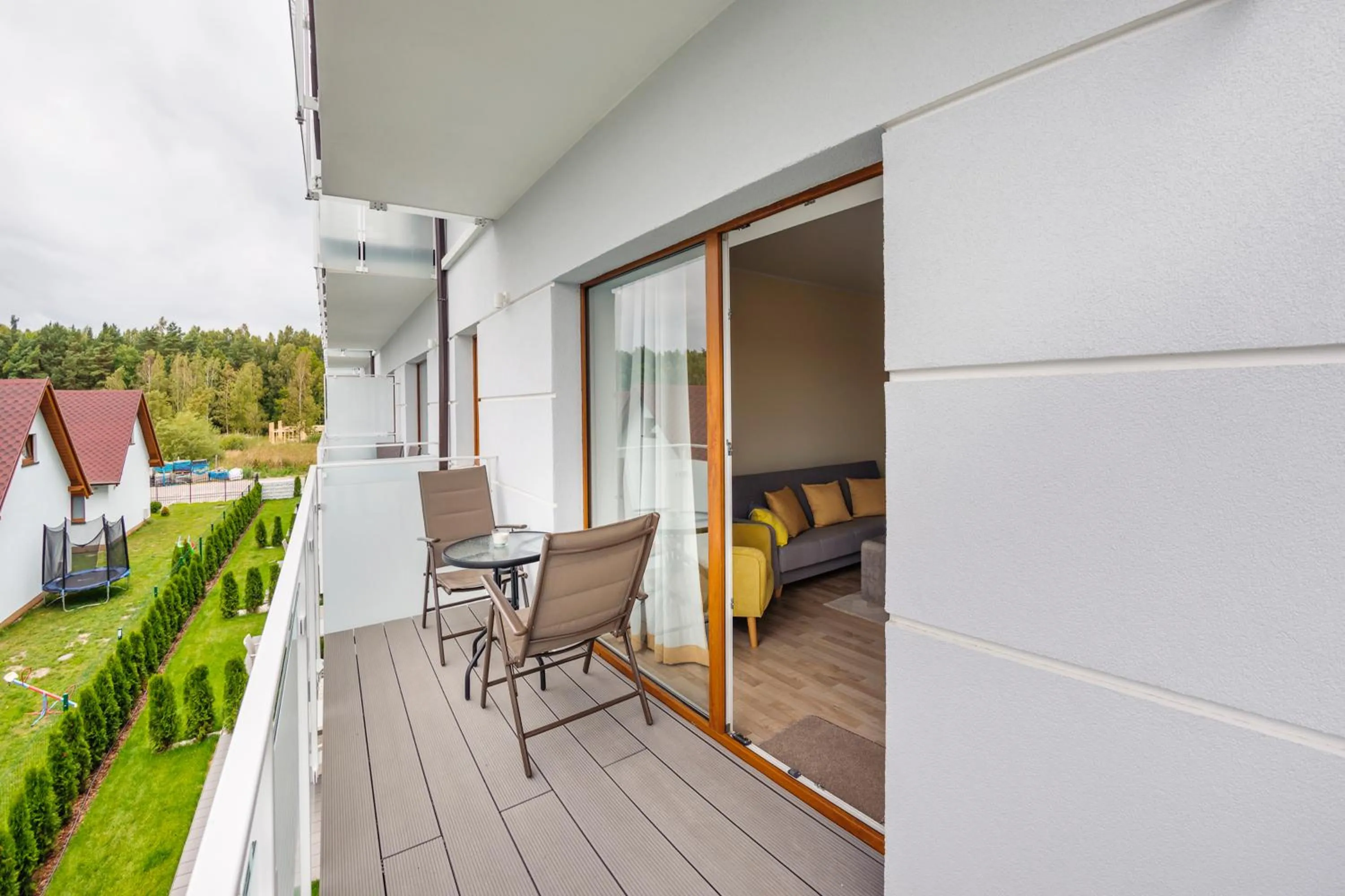 Balcony/Terrace in Seaside Grzybowo, Sun & Snow