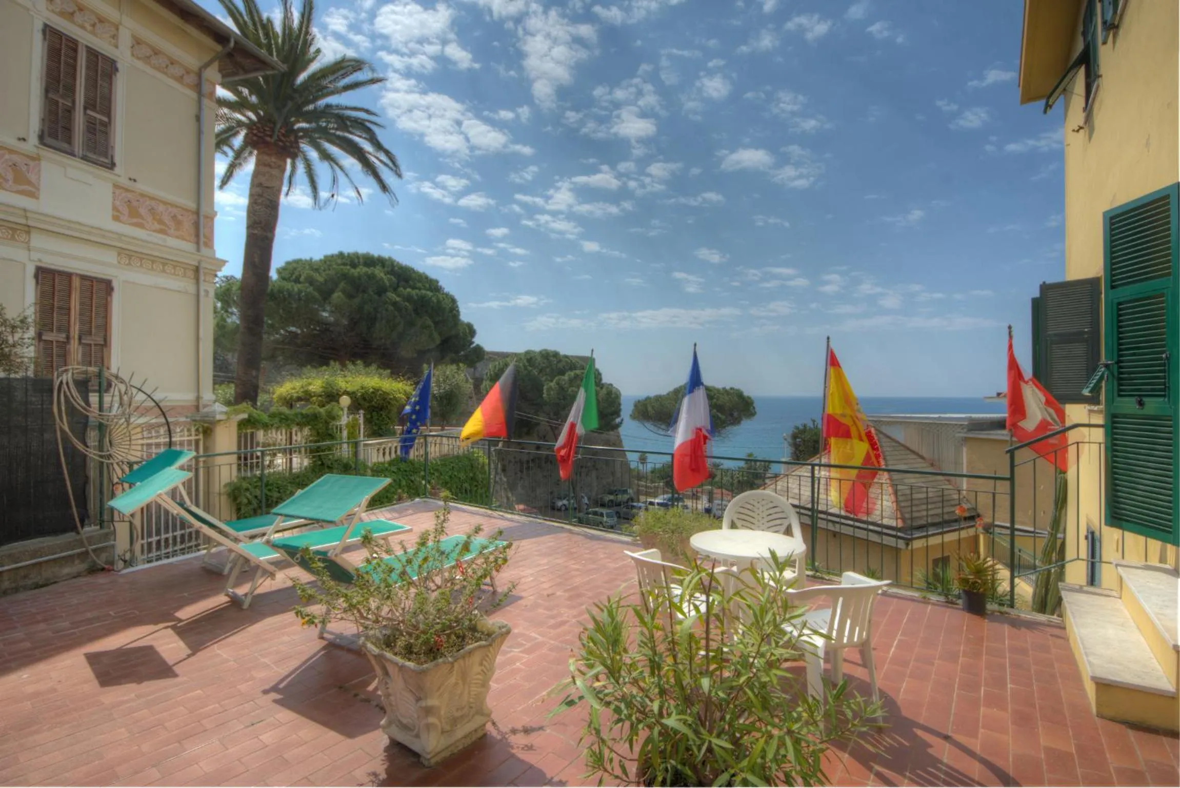 Balcony/Terrace in Hotel Deutsche Familien