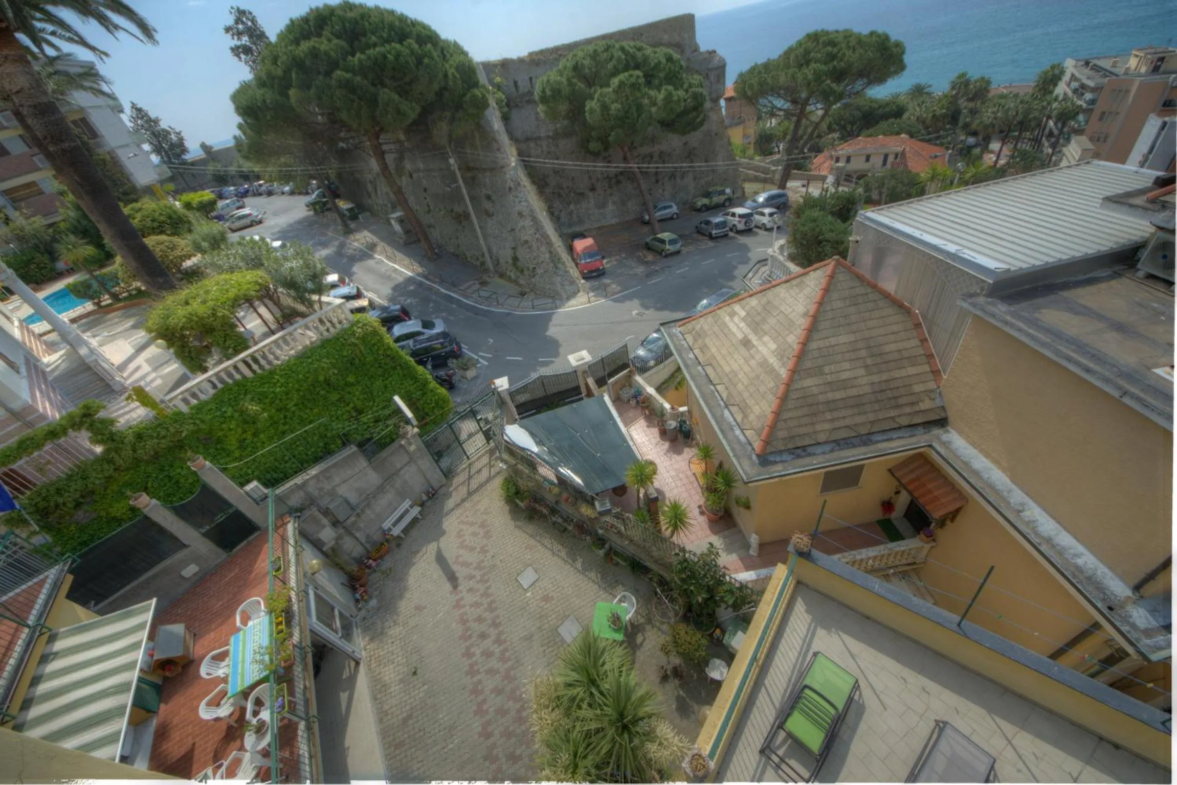 Bird's eye view in Hotel Deutsche Familien