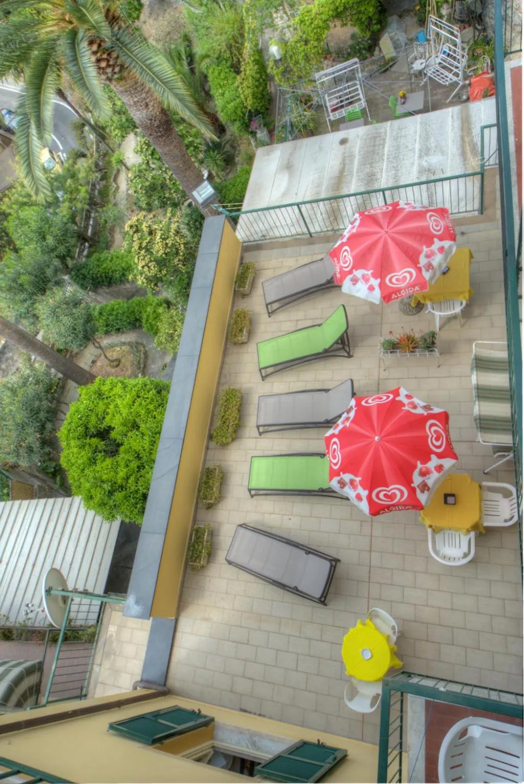 Balcony/Terrace in Hotel Deutsche Familien
