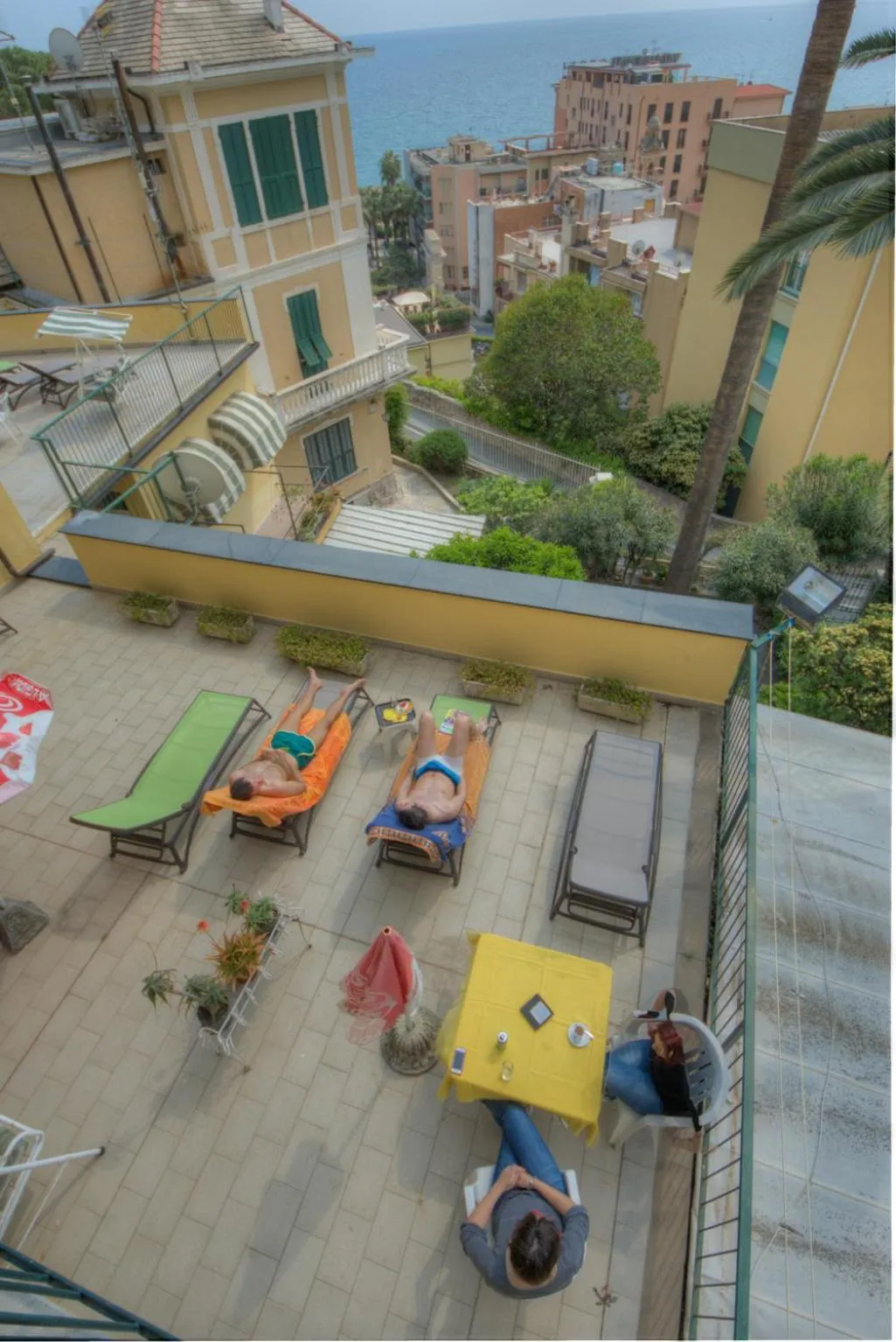 Balcony/Terrace in Hotel Deutsche Familien