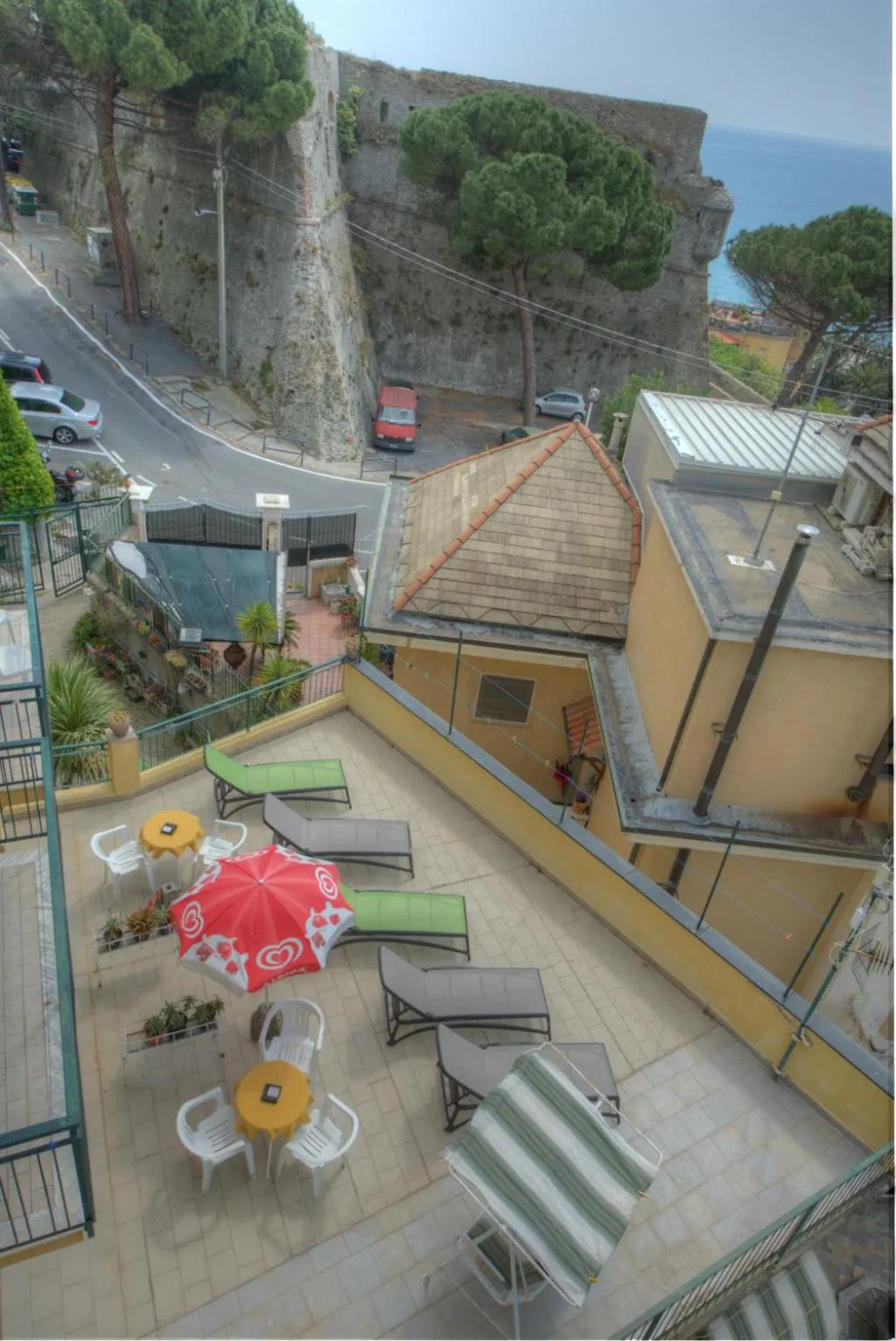 Balcony/Terrace in Hotel Deutsche Familien