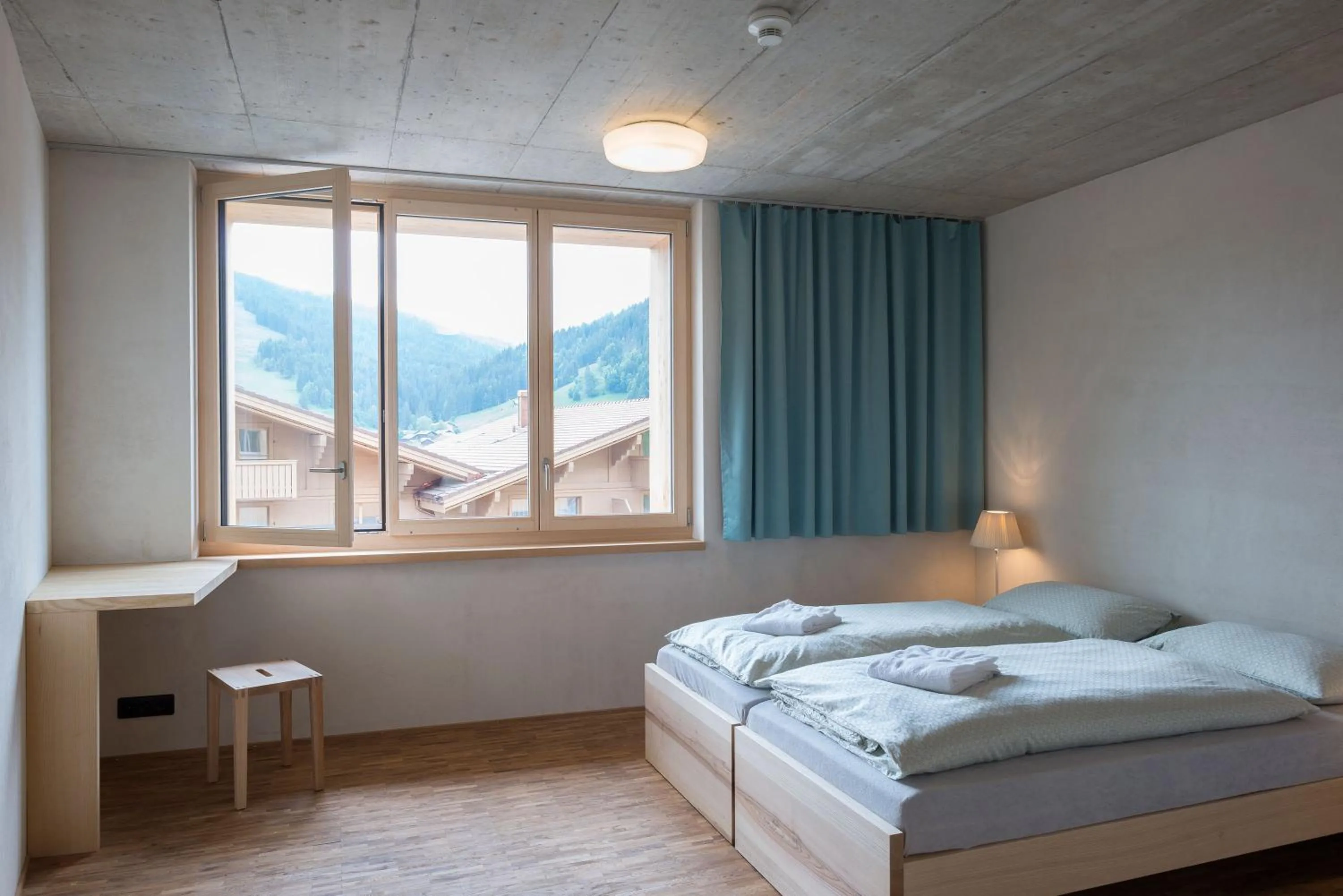 Bed in Saanen Gstaad Youth Hostel