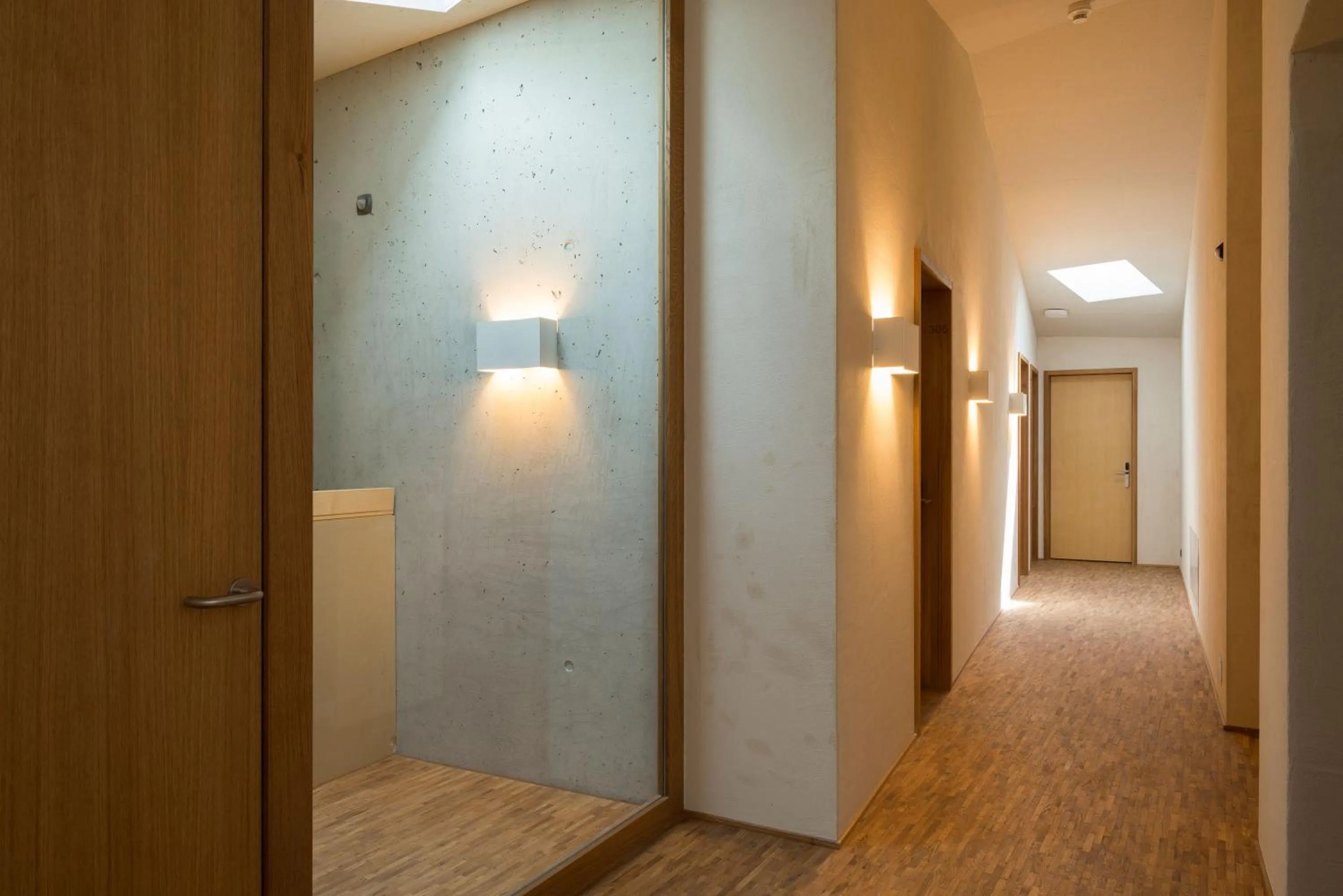 Decorative detail in Saanen Gstaad Youth Hostel