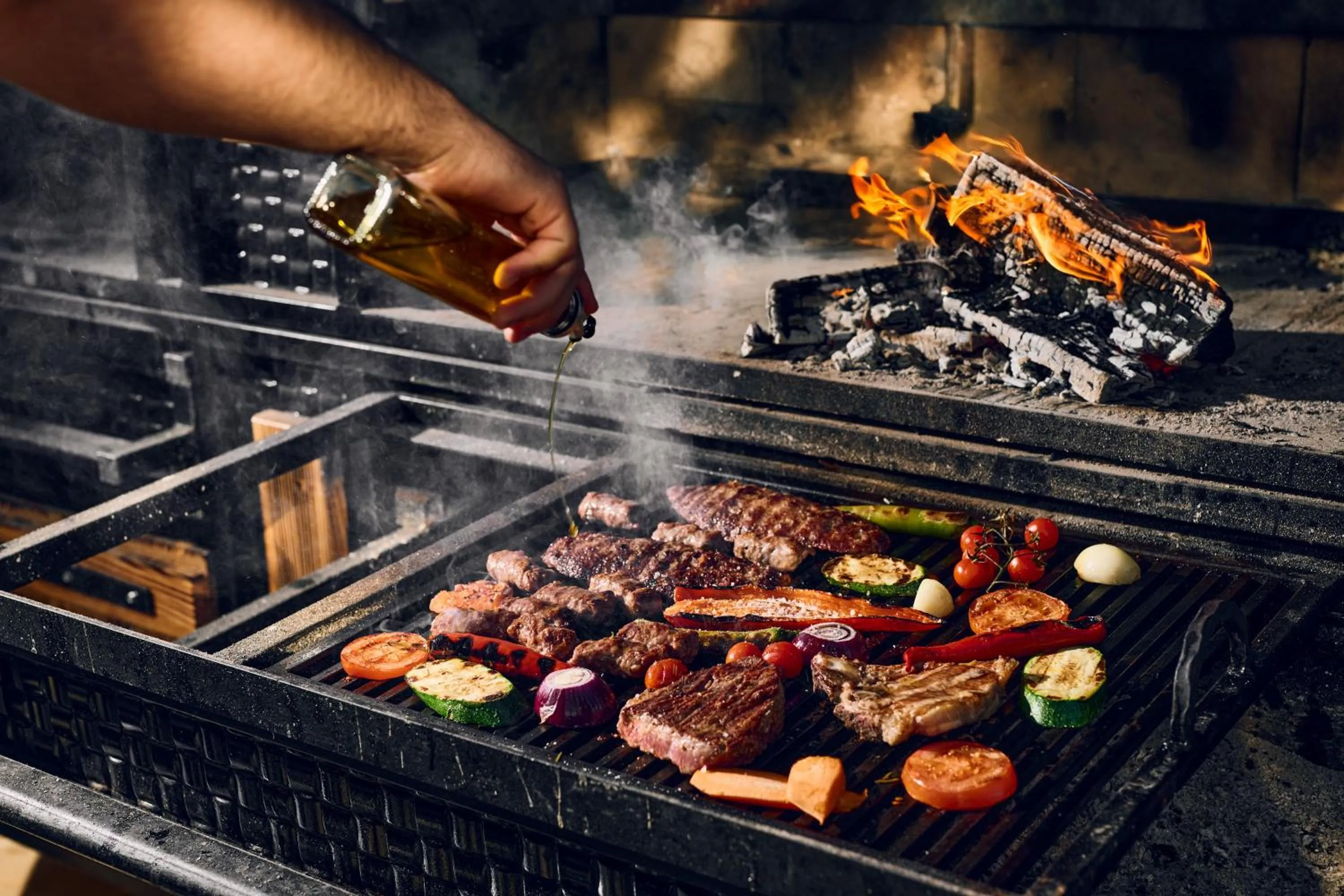 BBQ facilities in Colentum Resort Murter