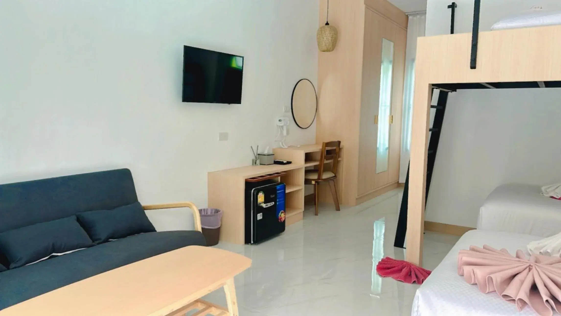 Bed in Pinky Bungalow Resort & Villa - SHA Extra Plus Bed in Pinky Bungalow Resort & Villa - SHA Extra Plus