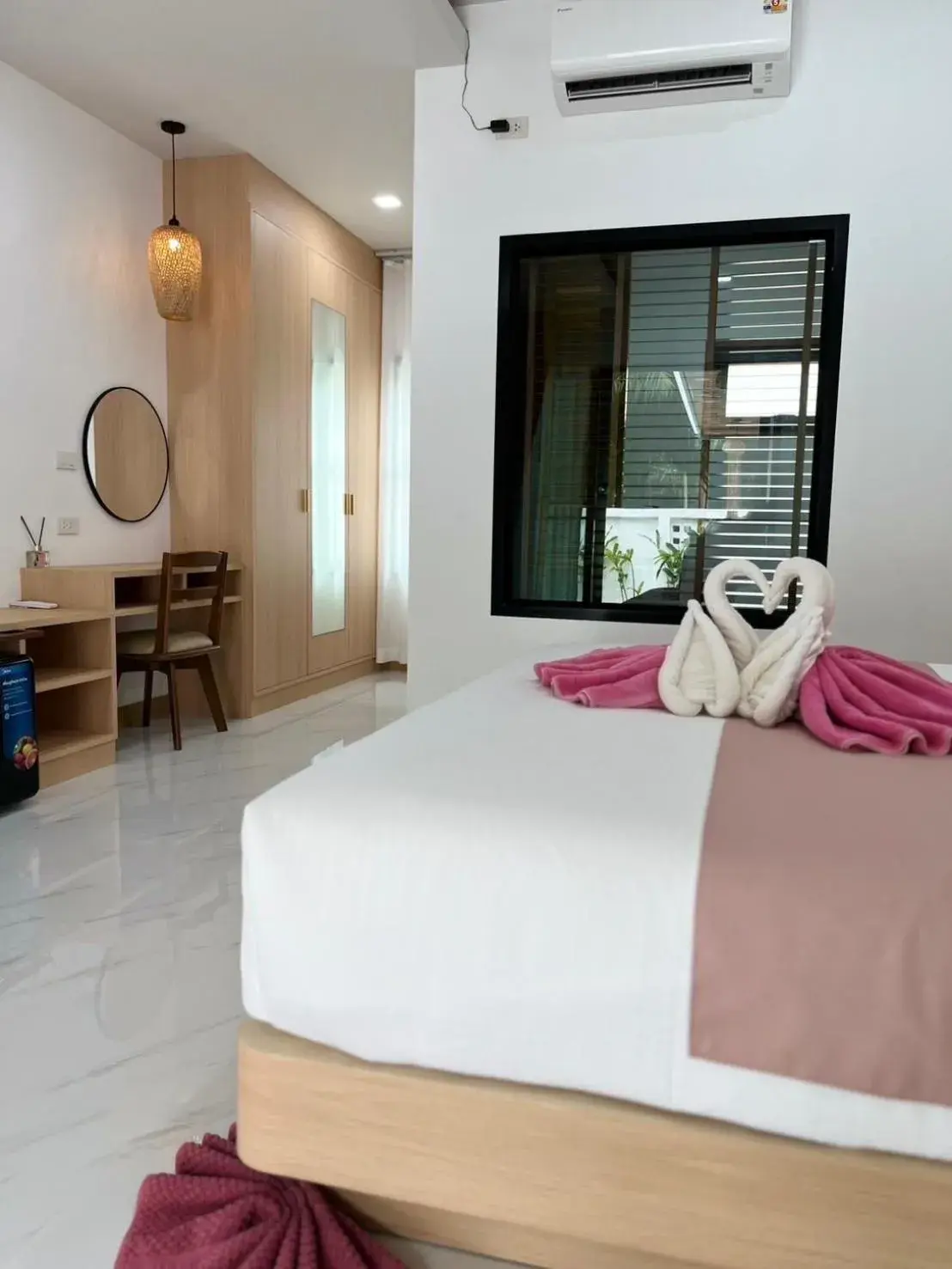 Bed in Pinky Bungalow Resort & Villa - SHA Extra Plus Bed in Pinky Bungalow Resort & Villa - SHA Extra Plus