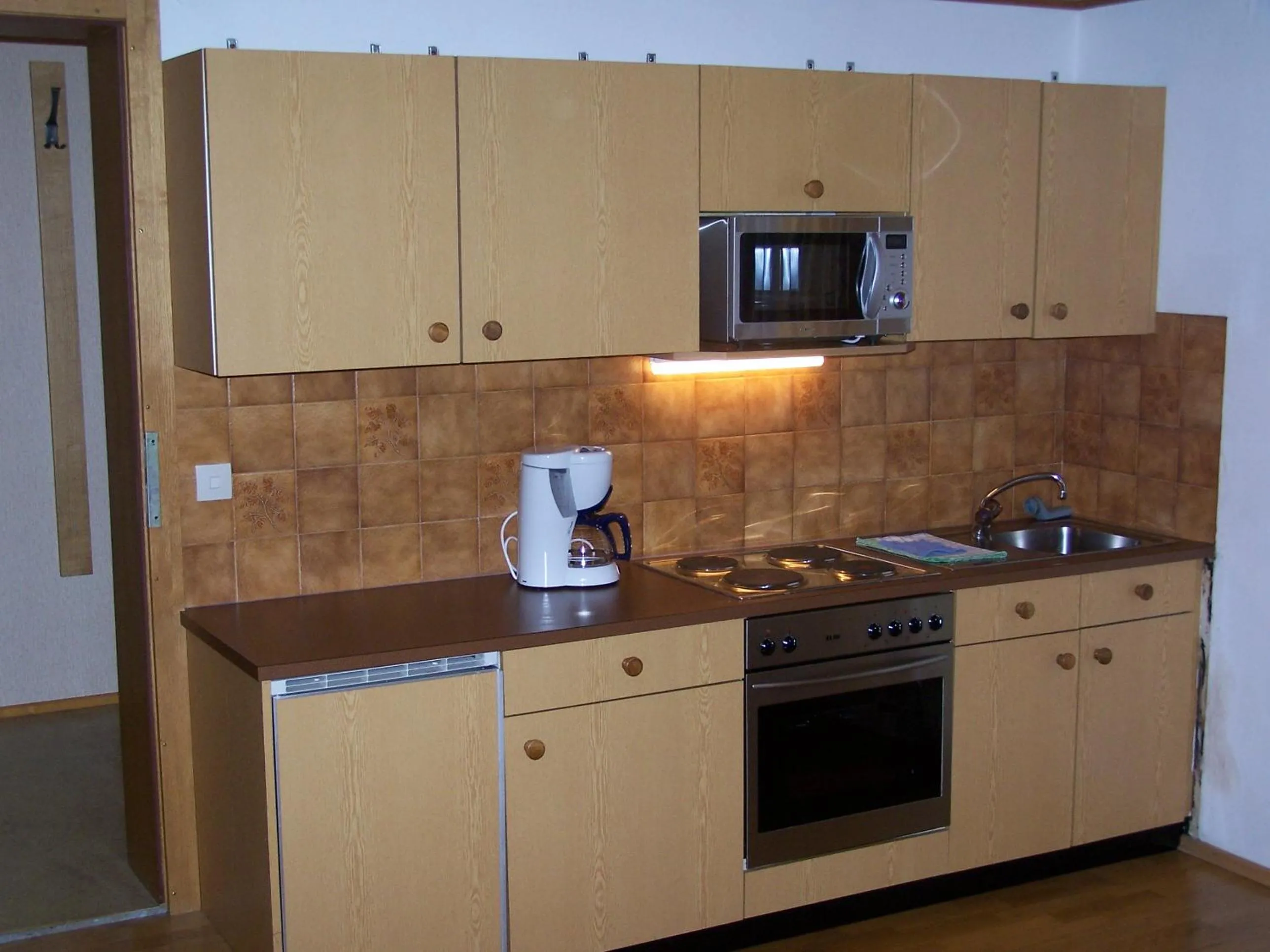 Kitchen or kitchenette in Ferienwohnung Ski-Hans