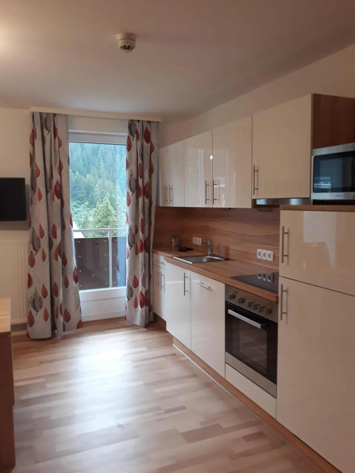 Kitchen or kitchenette in Ferienwohnung Ski-Hans